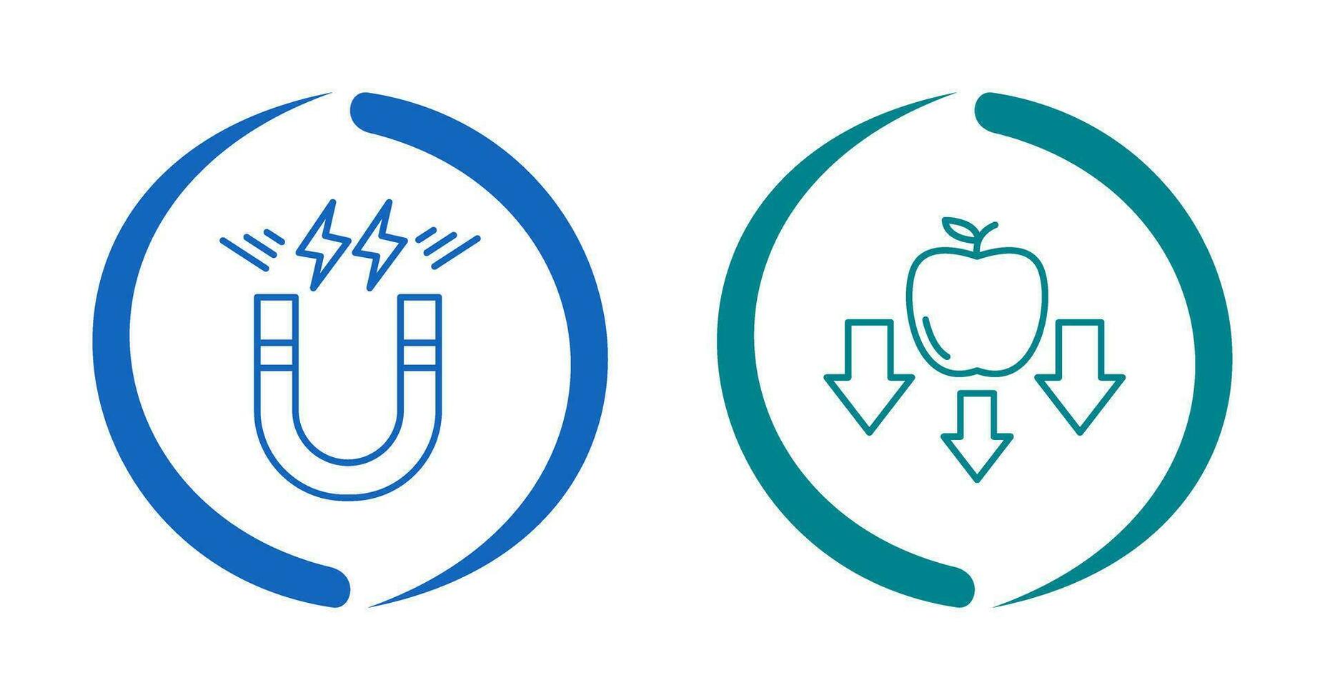 Energy and Gravity Icon vector