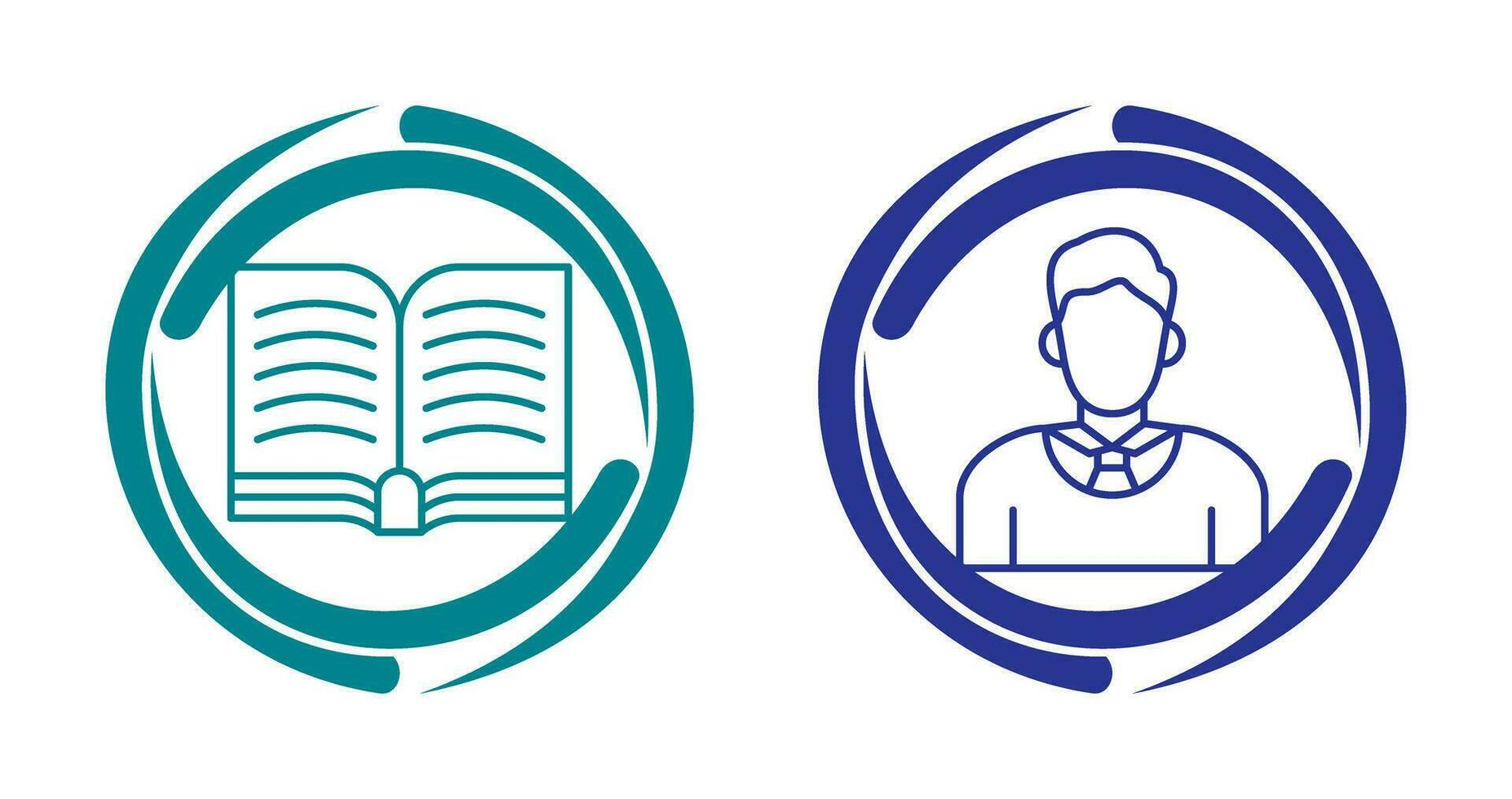 Book and Judge Icon vector