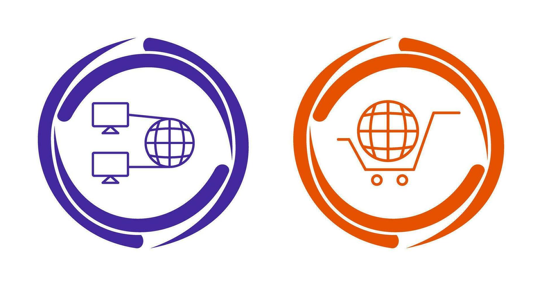 Internet Connectivity and Global Icon vector