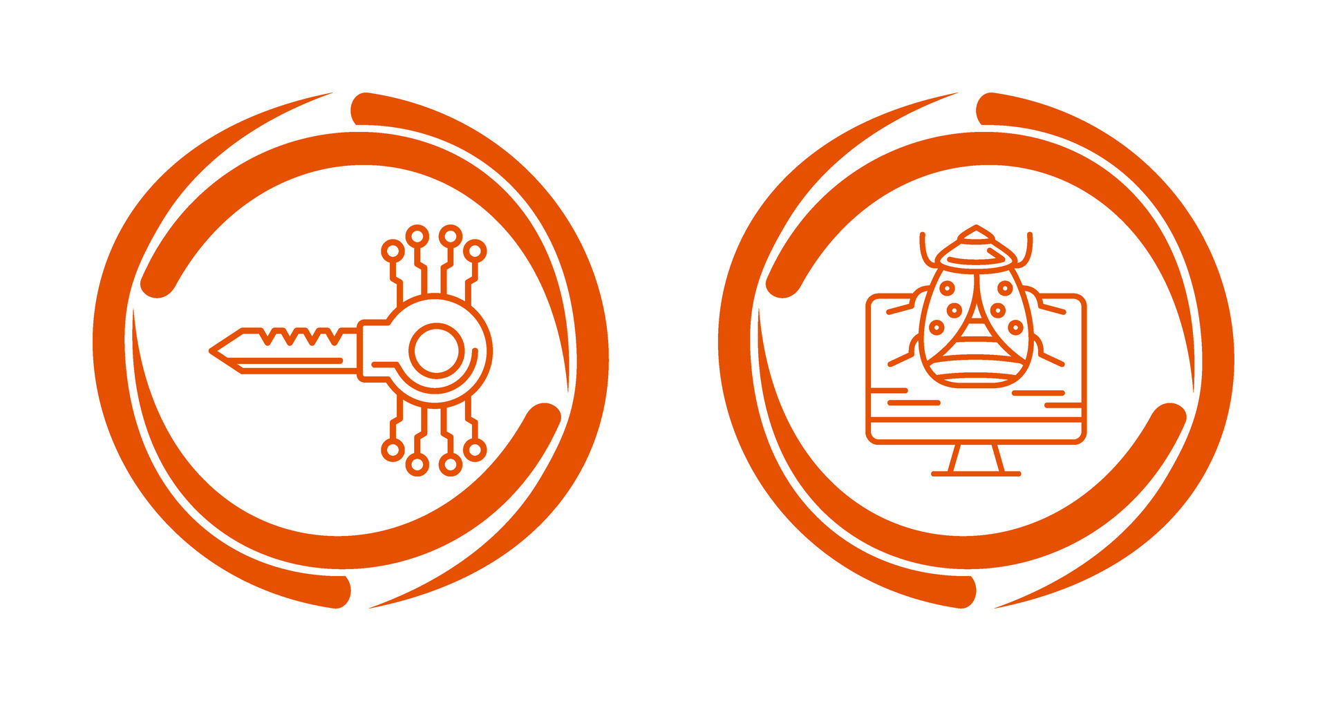 Key Code and Malware Icon 32900784 Vector Art at Vecteezy
