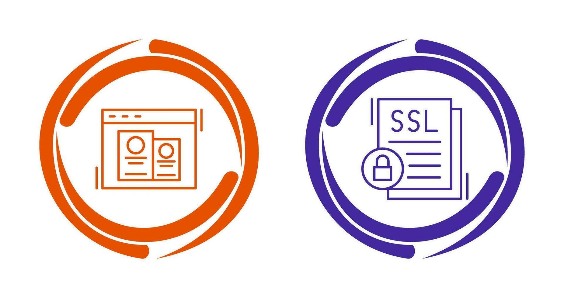User and Protection Icon vector
