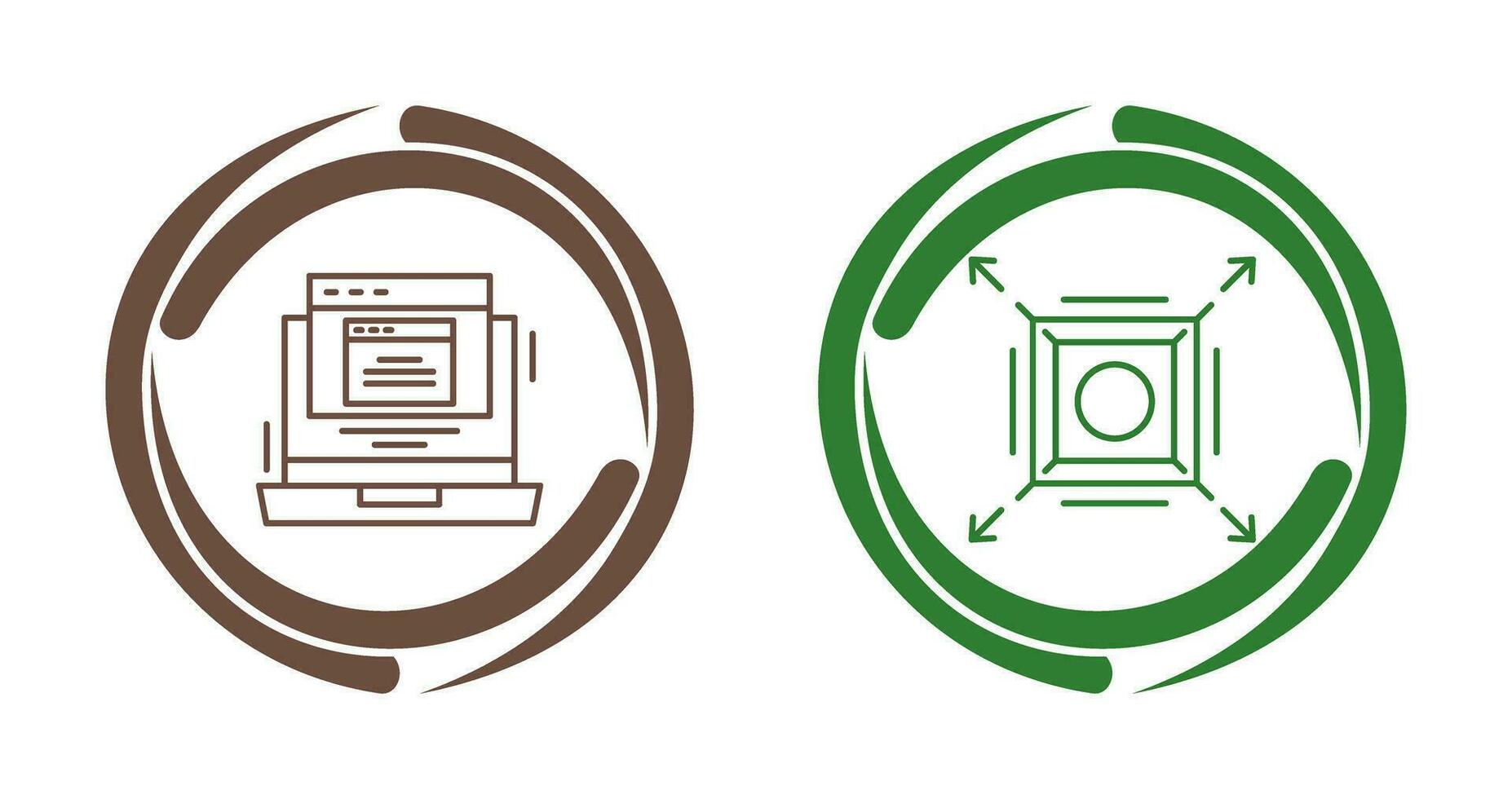 Pop Up and Maximize Icon vector