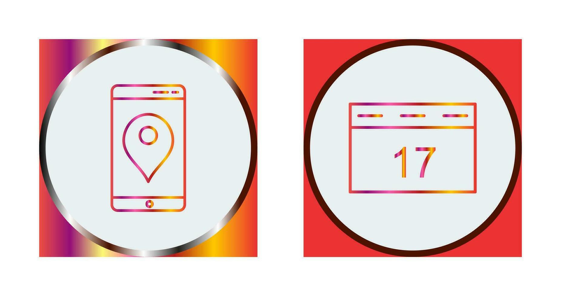 Gps Service and Event Management Icon vector