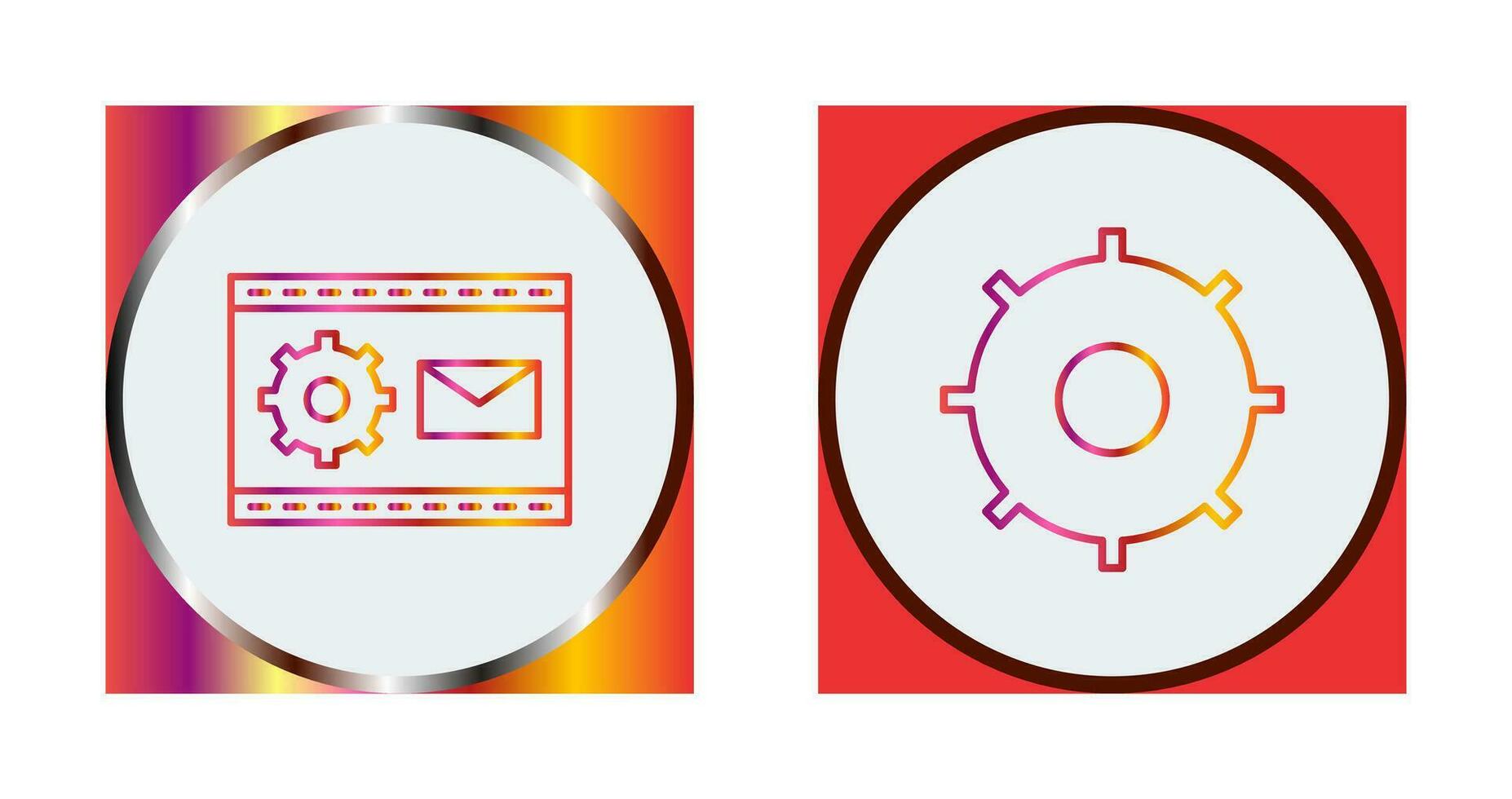 Blogging Service and Setting  Icon vector