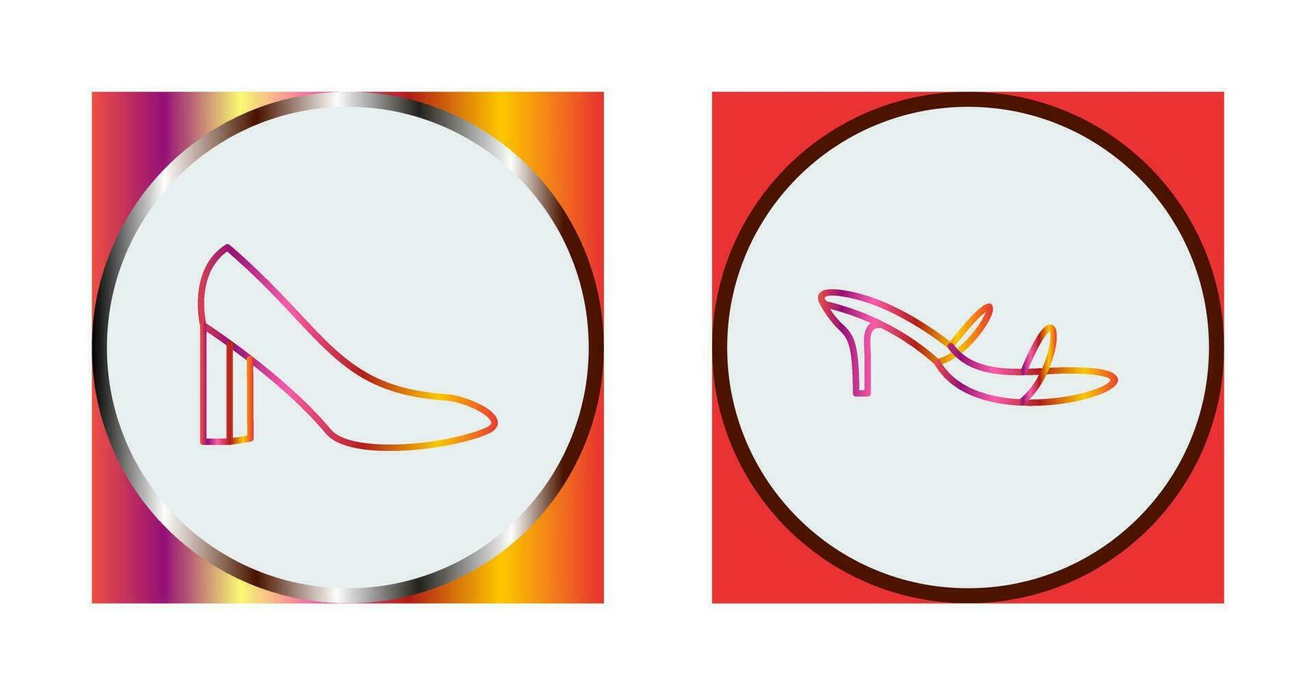 Heels and Stylish Icon vector