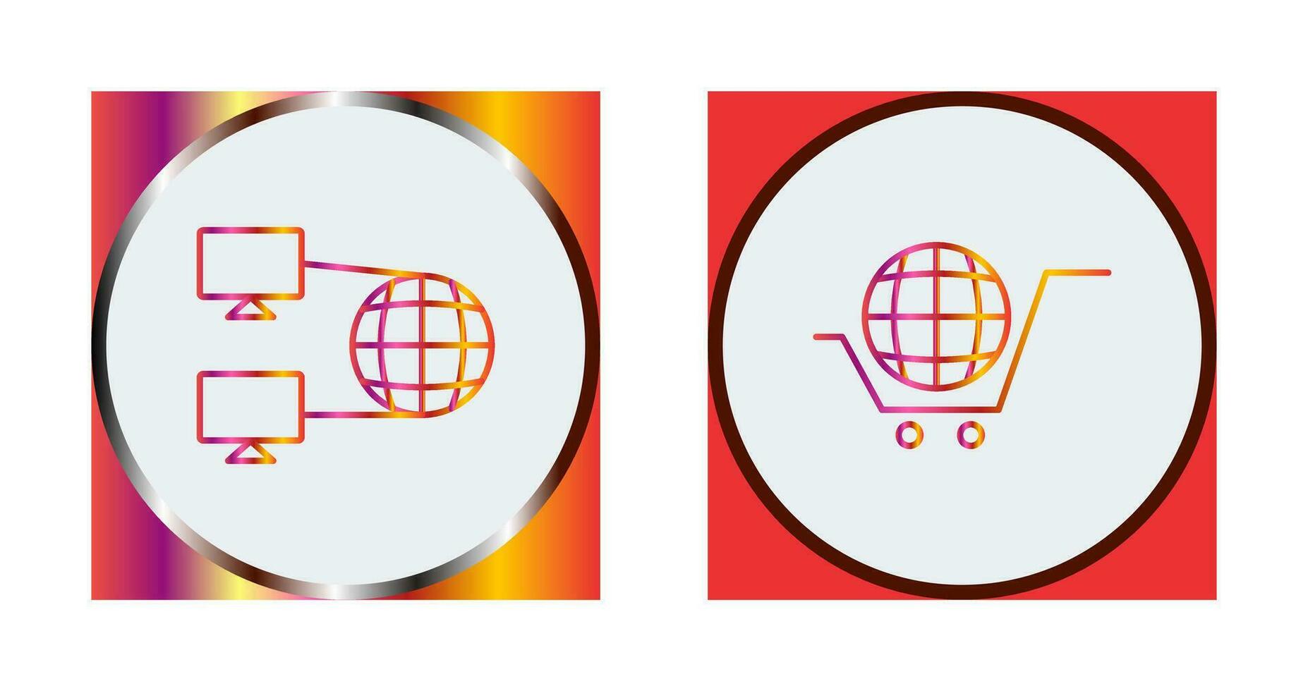 Internet Connectivity and Global Icon vector