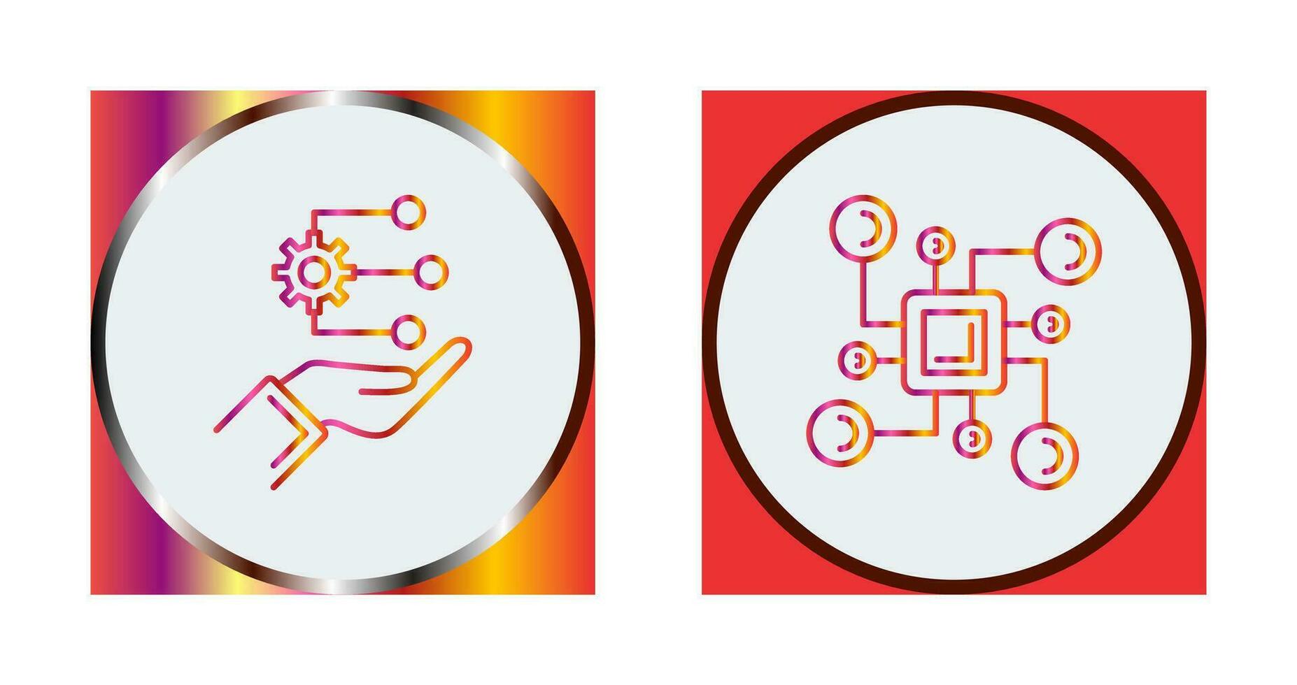 Plannng and Connection Icon vector