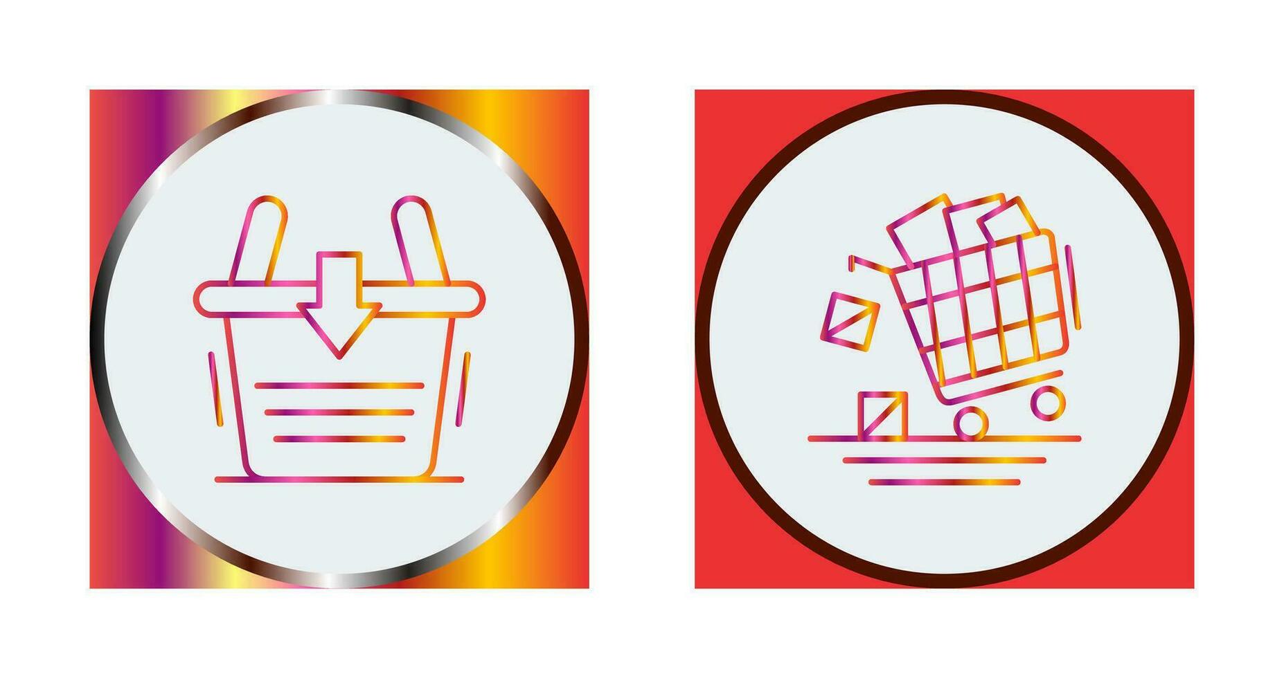 Sale and Add to Basket Icon vector