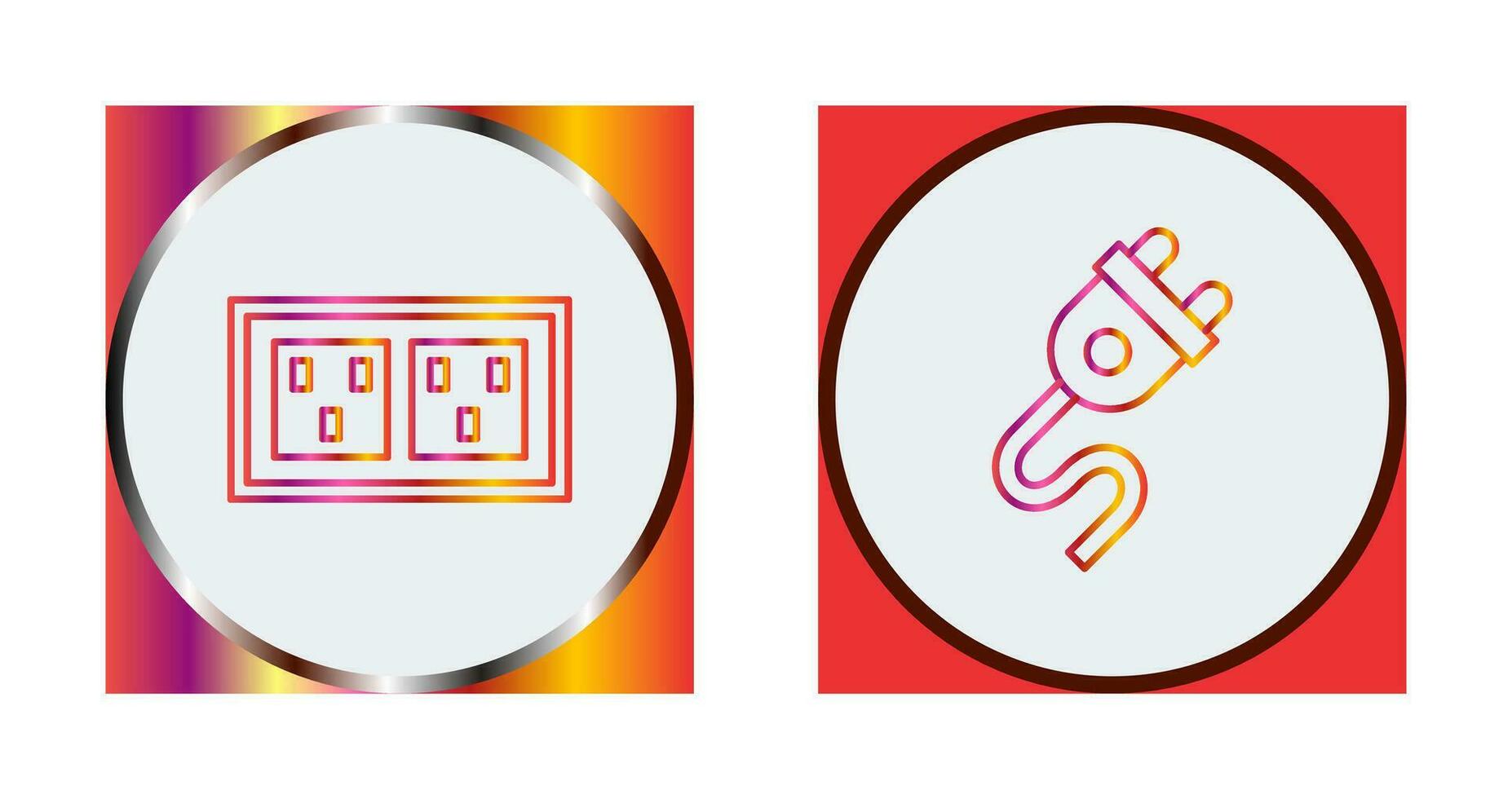 Socket and Plug Icon vector