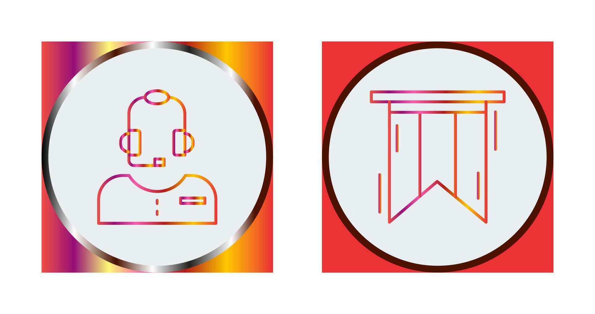 Customer Service and Bookmark Icon 32901701 Vector Art at Vecteezy