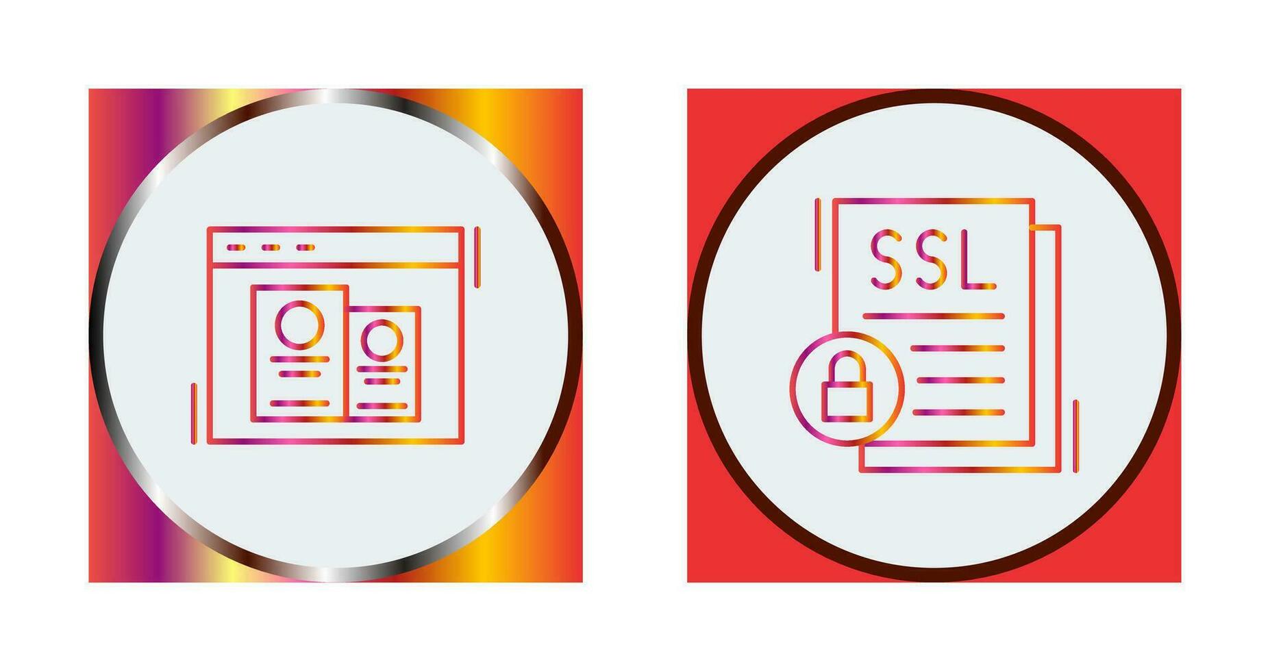 User and Protection Icon vector