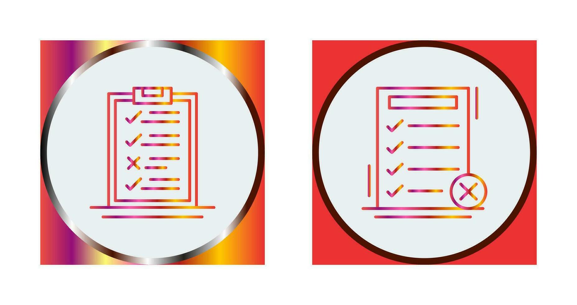 Delivery List and Fake List Icon vector