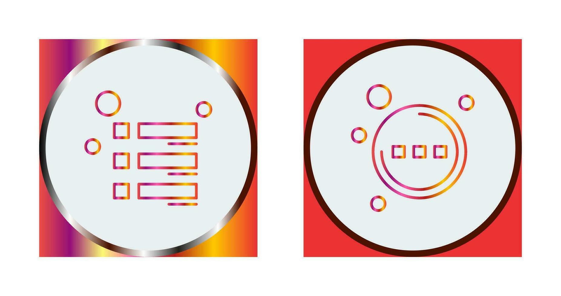 Menu and More Icon vector