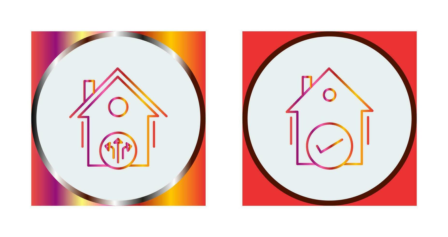 Vent and Houses Icon vector