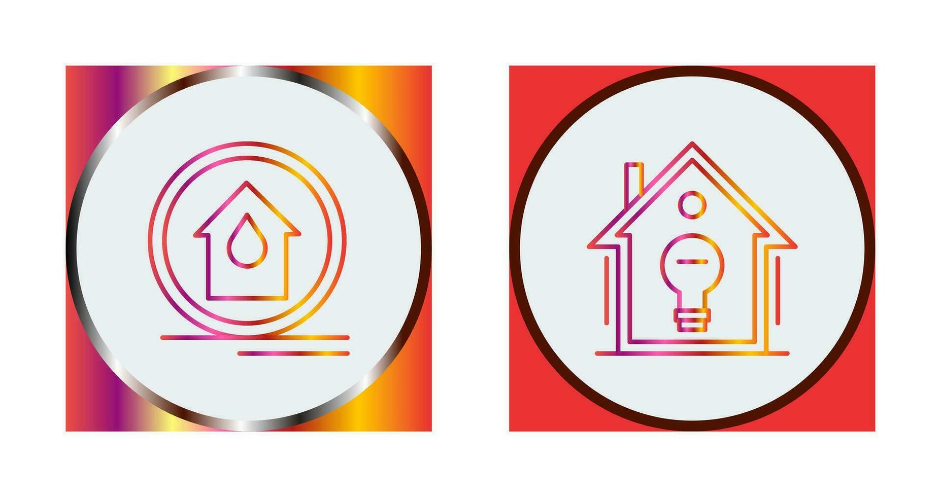 Fire Alarm and Home Automation Icon vector