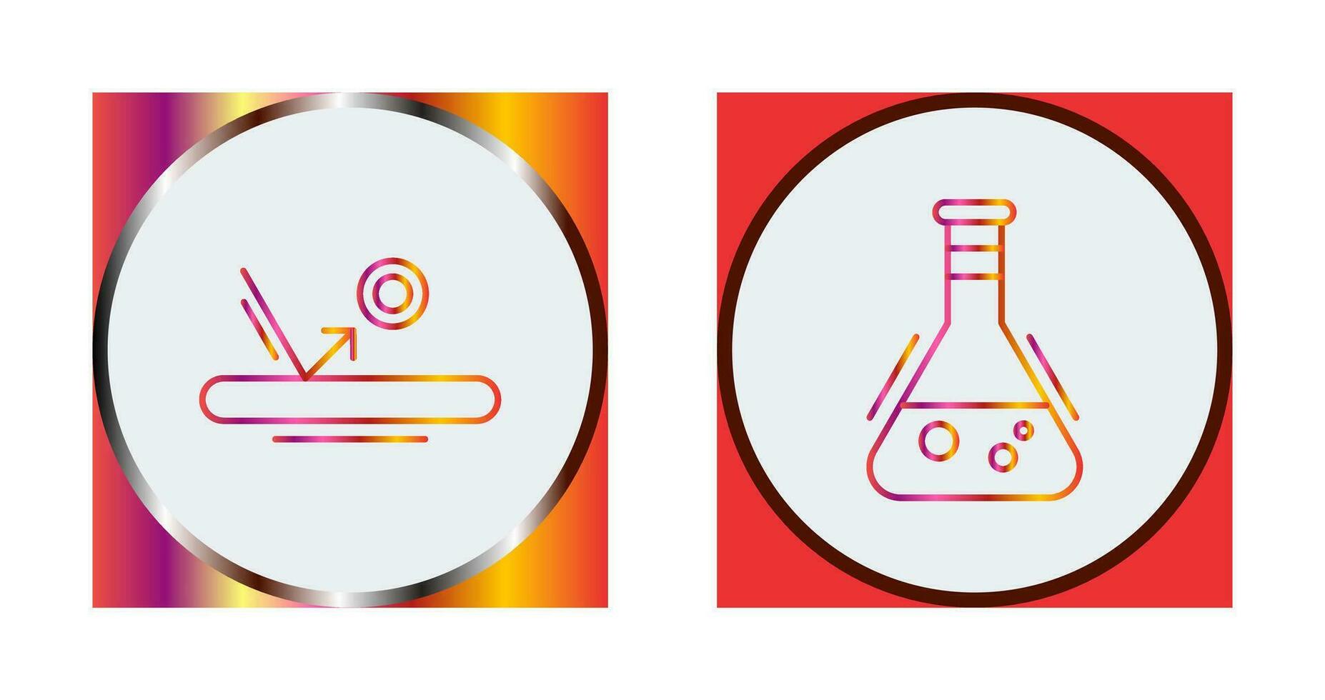 Bounce and Flask Icon vector