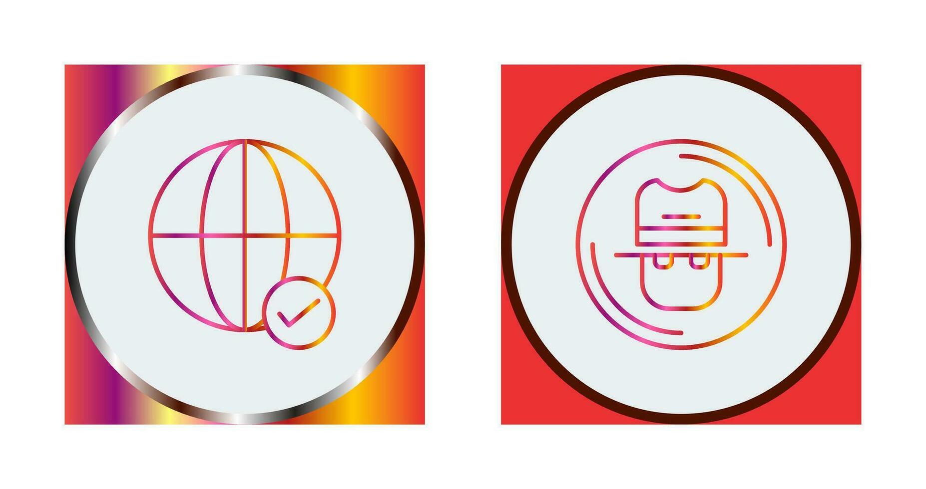 Internet and Spy Icon vector