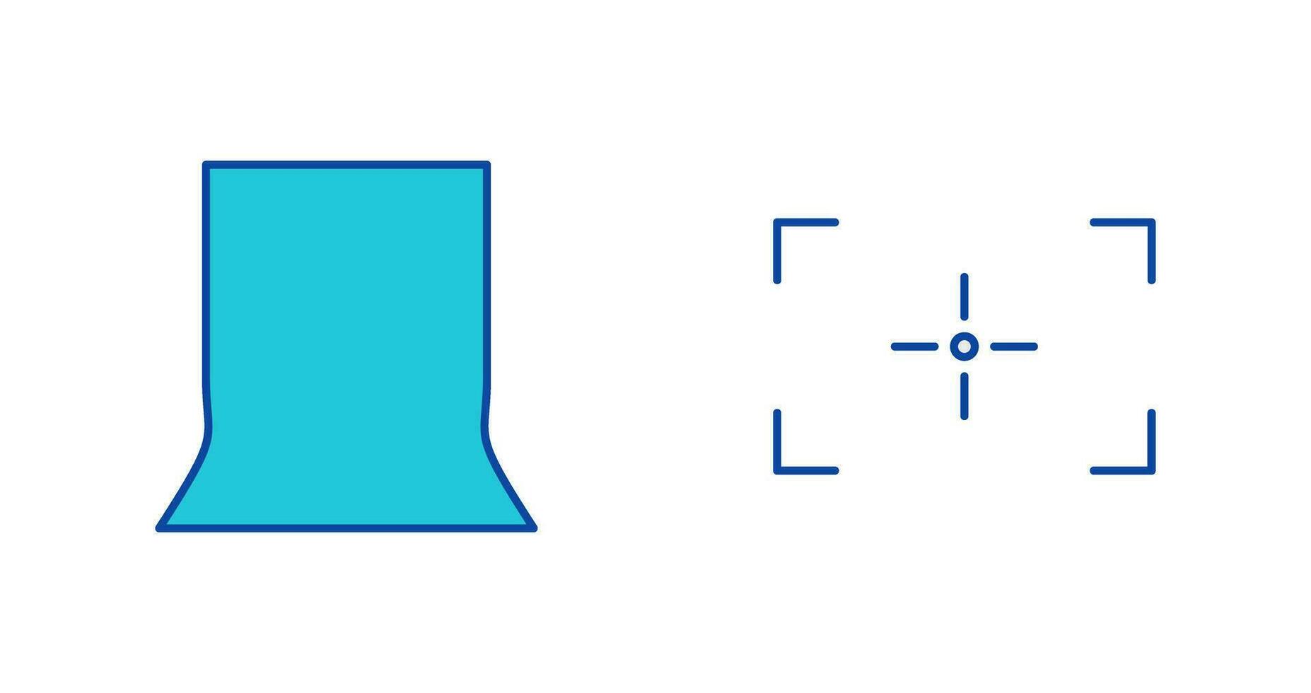 back stand and focus Icon vector