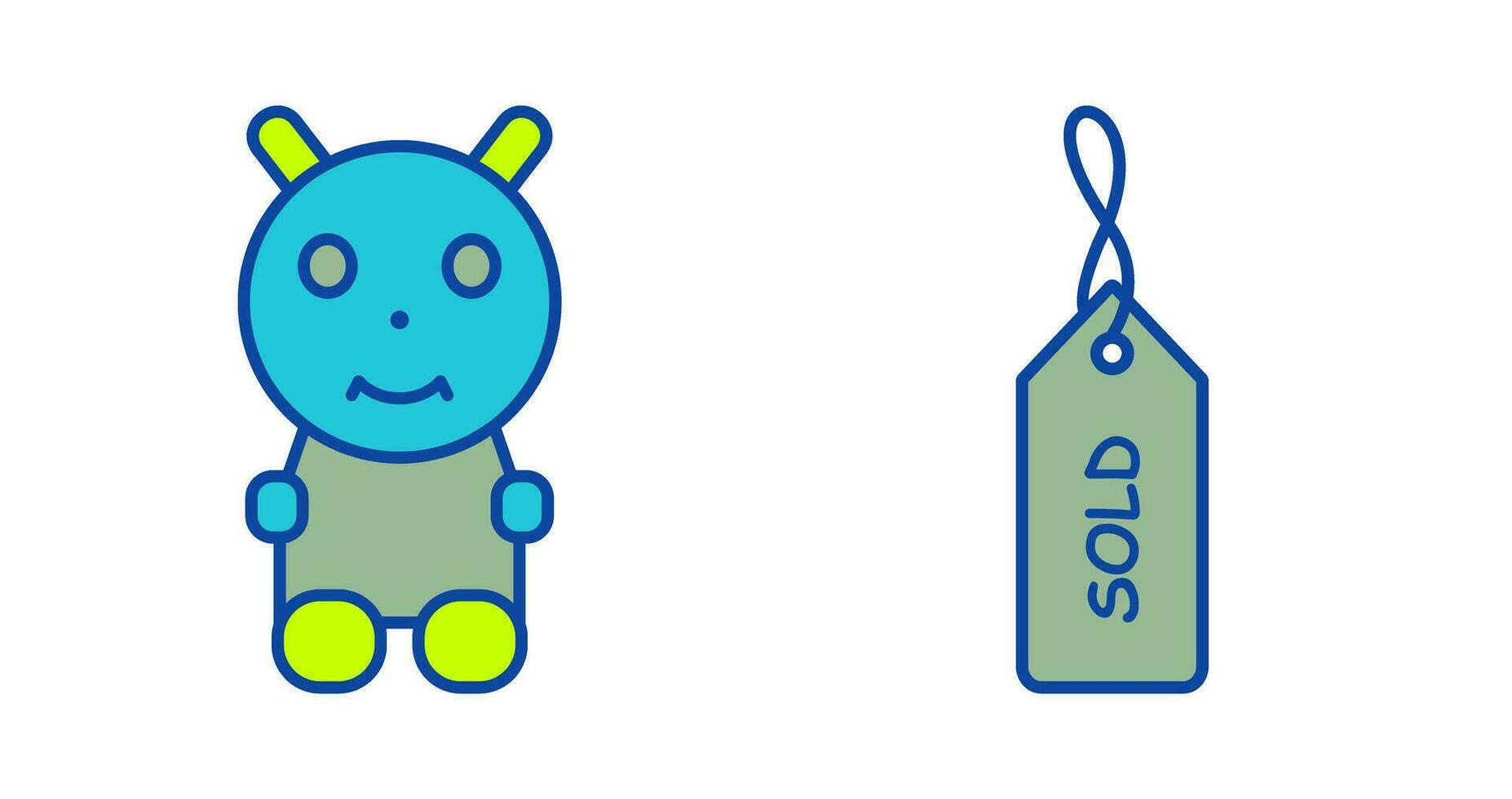 toys and sold Icon vector