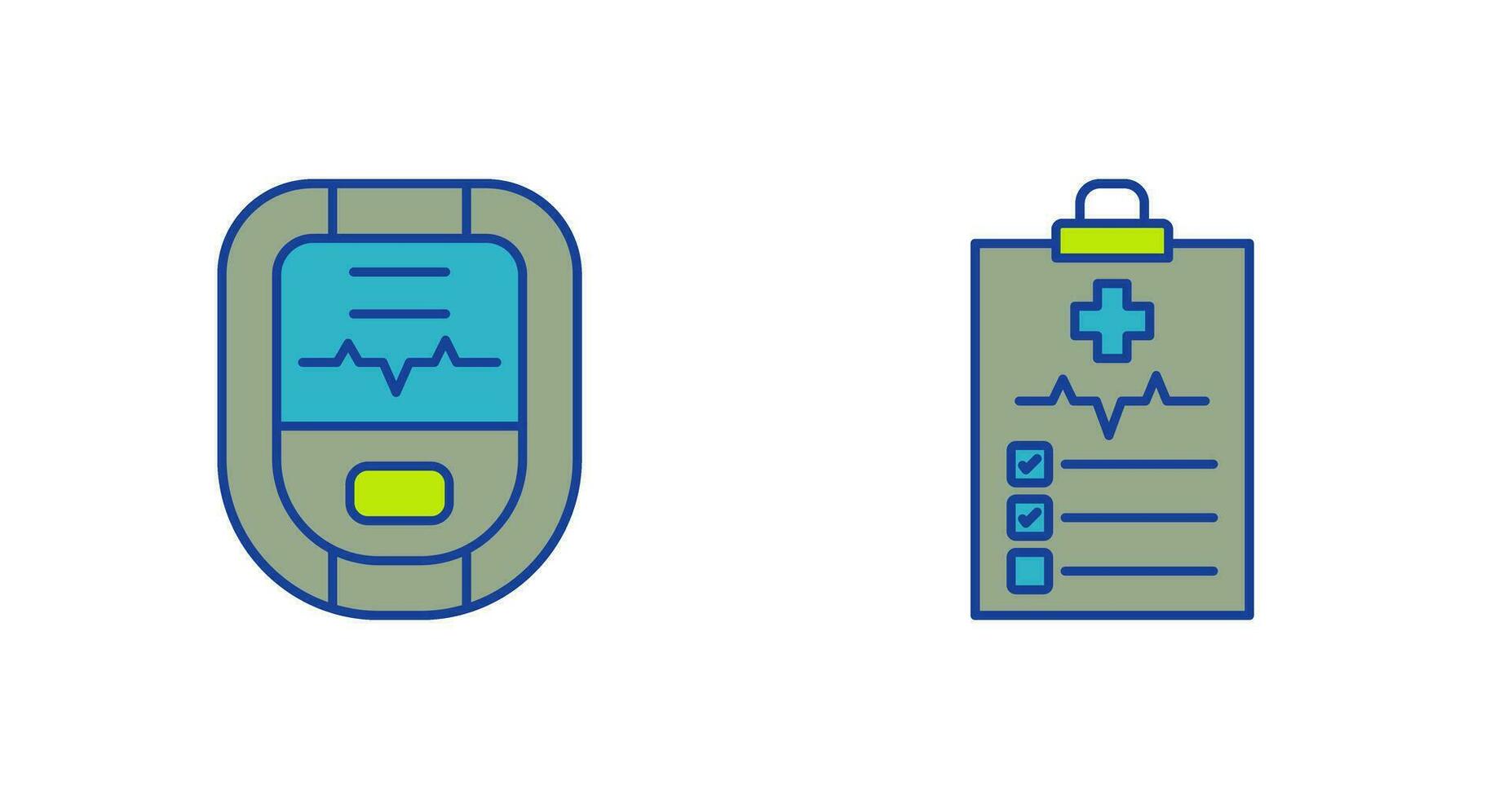 Oximeter and Medical Icon vector