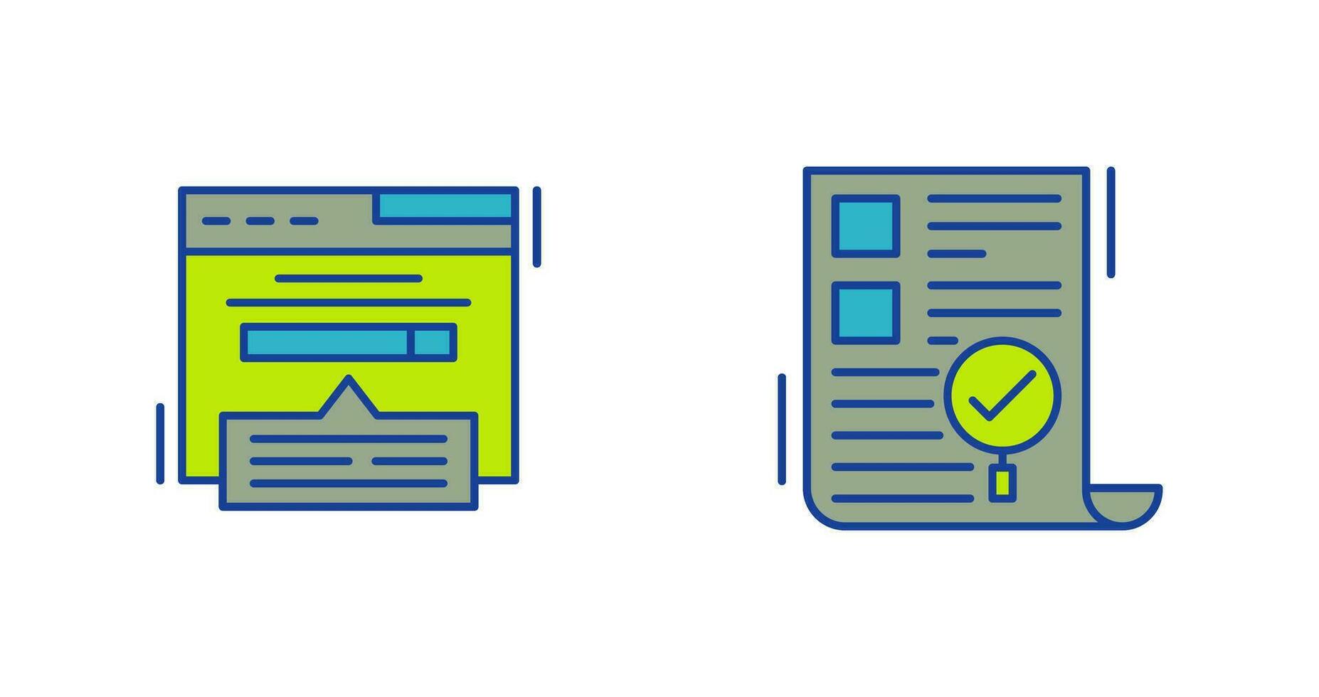 Keyword Search and SEO Audit Icon vector