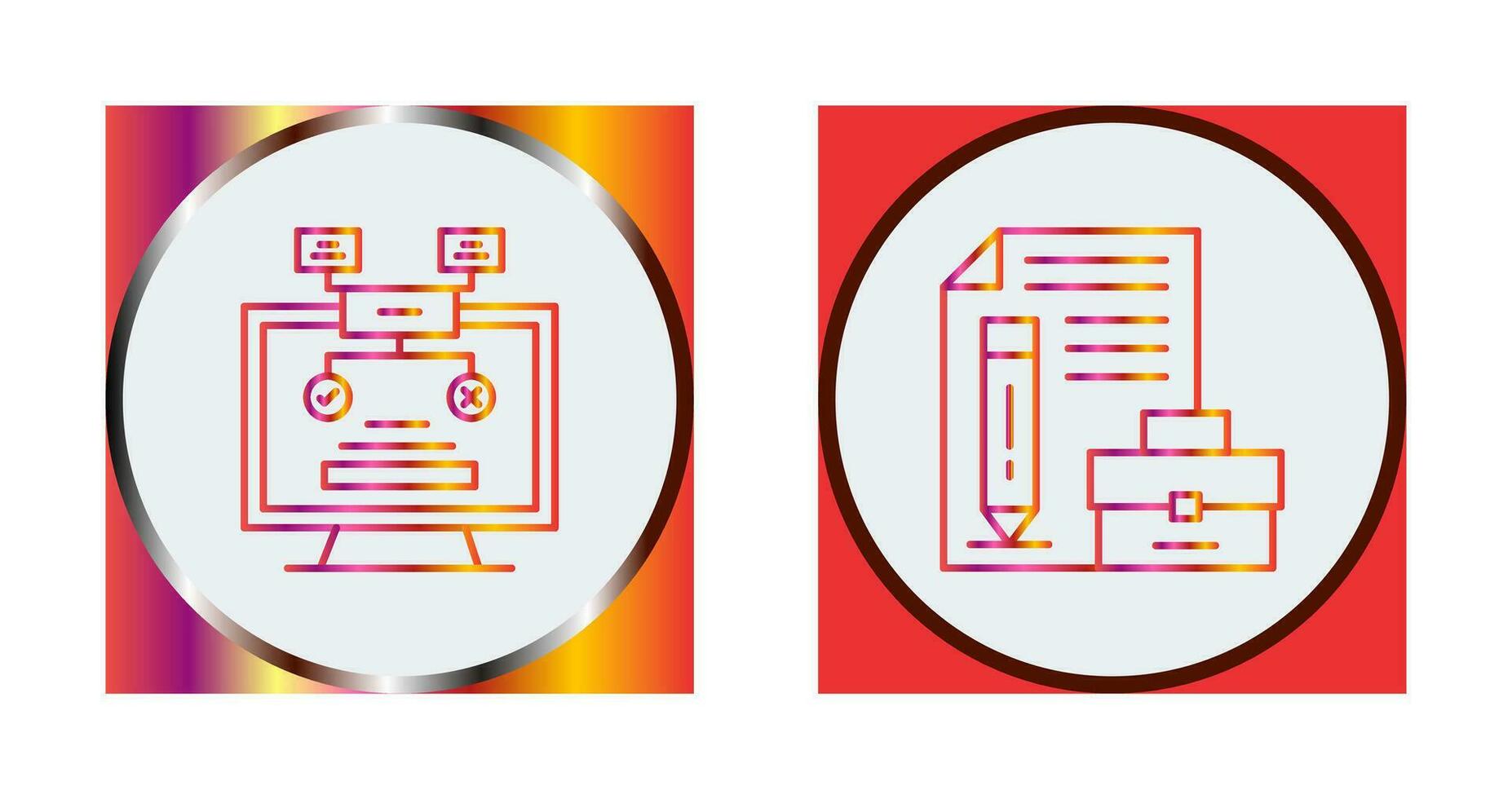 Methodology and Portfolio Icon vector