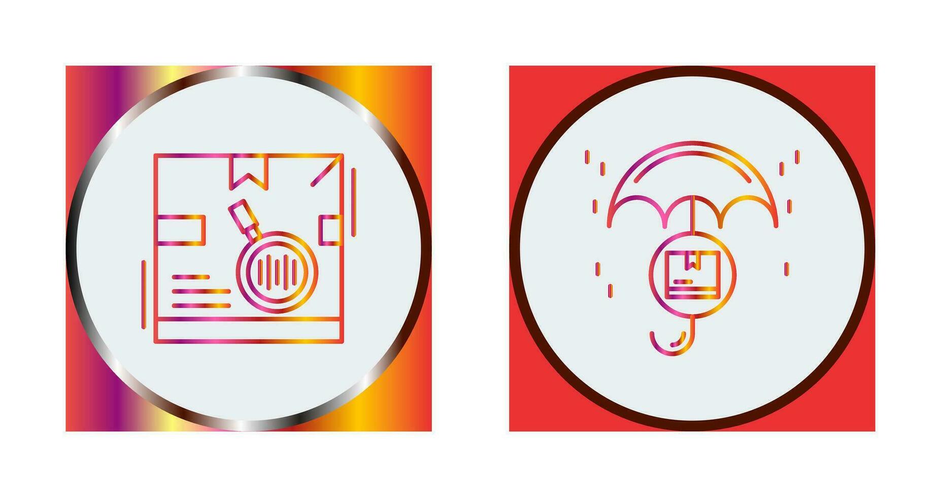 tracking code and protection Icon vector
