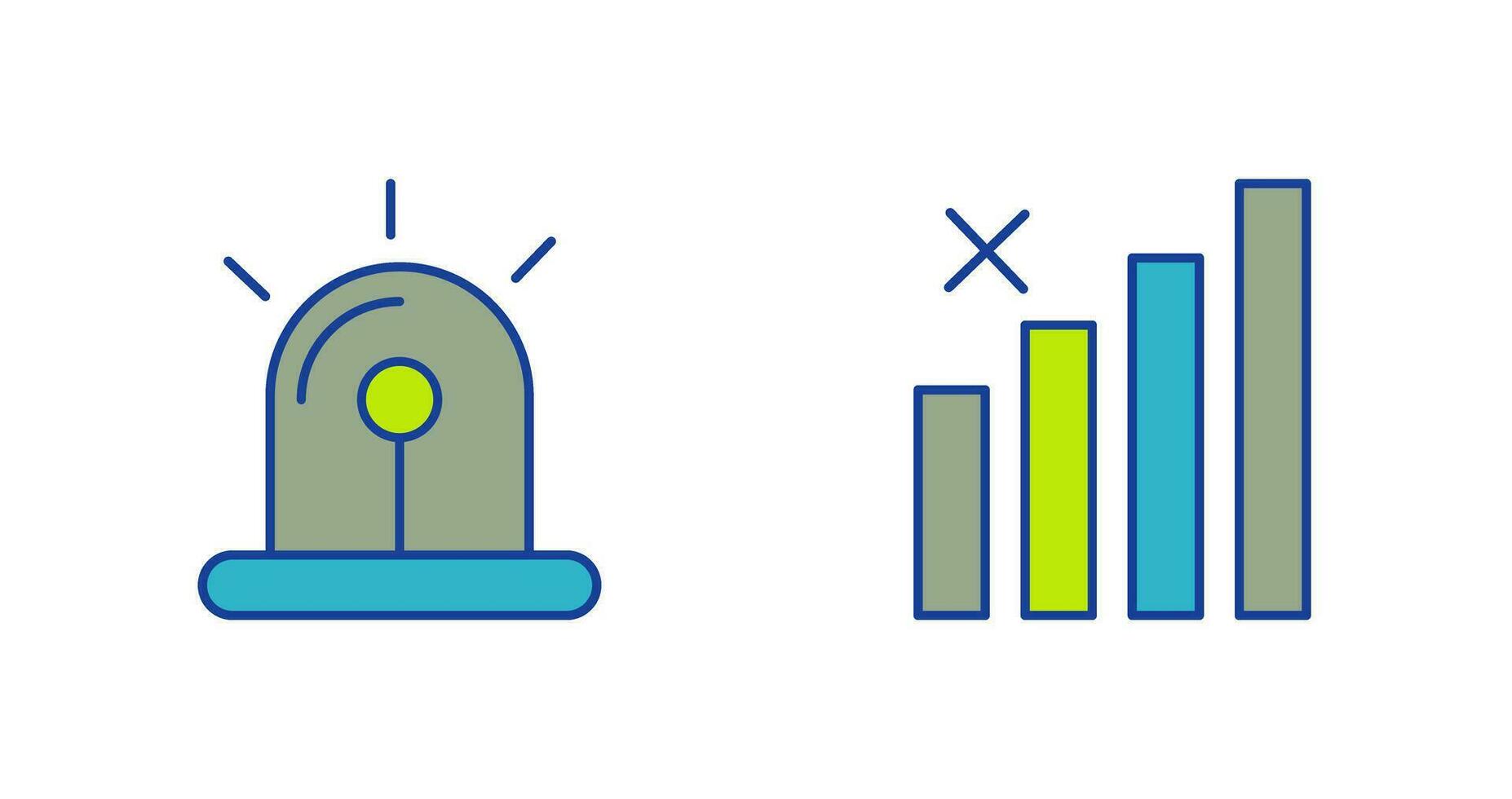 Sire and Block Icon vector