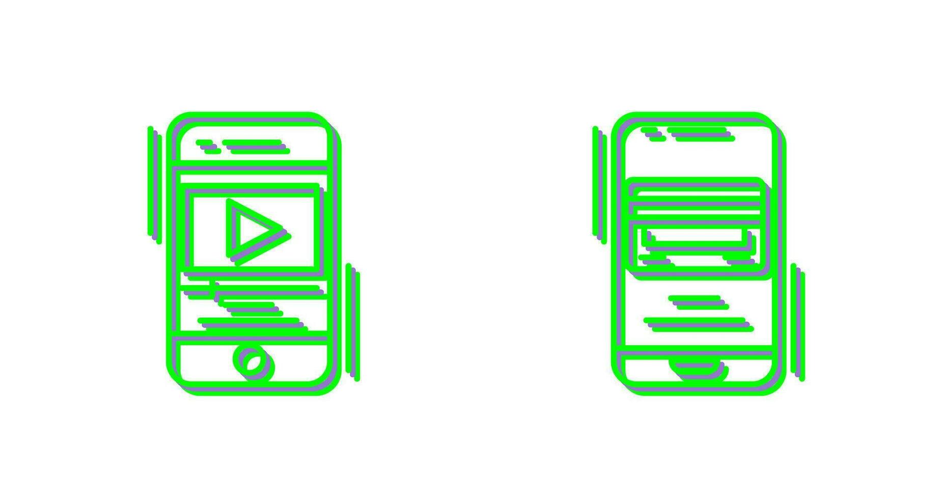 Video and Payment Method Icon vector