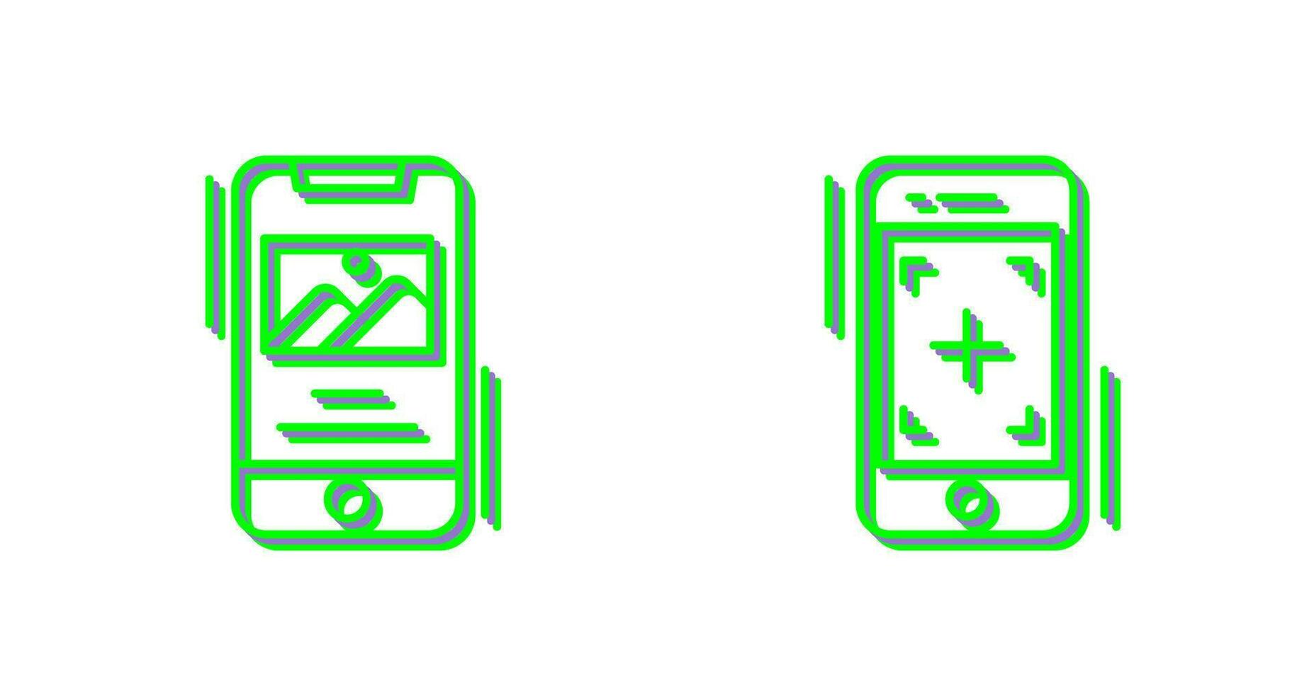 Gallery and Focus Icon vector
