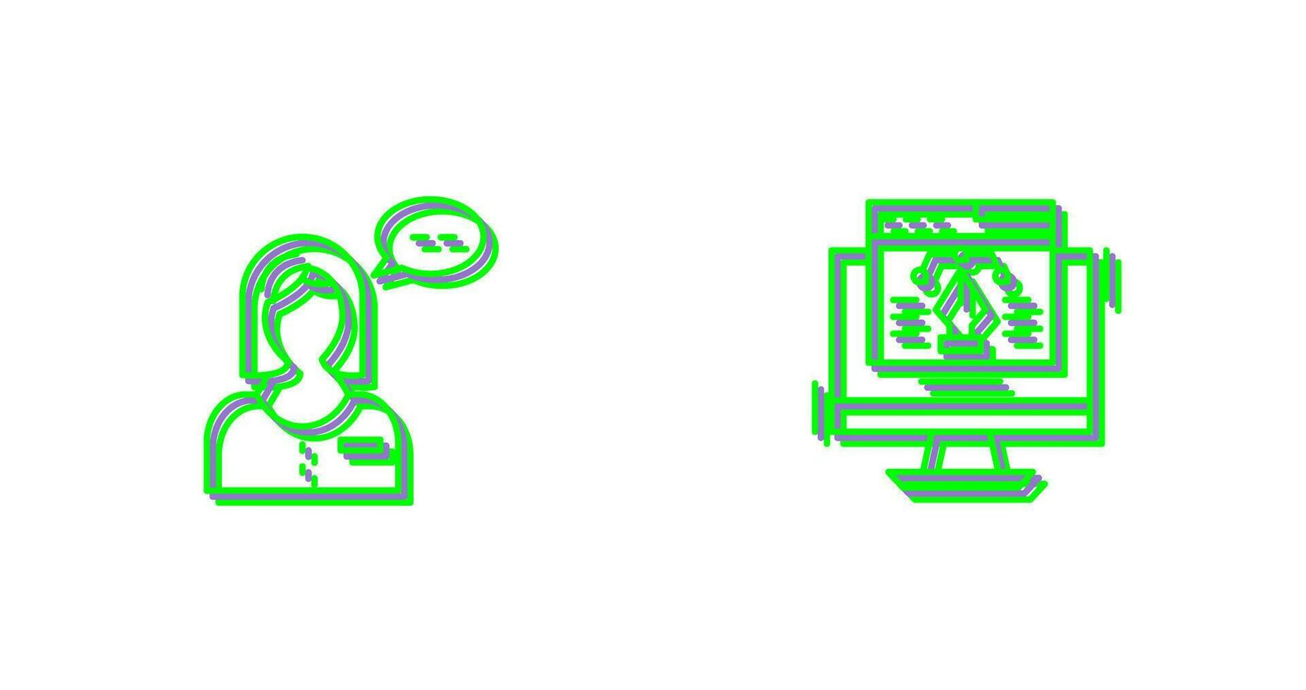 Consulting and Web Design Icon vector