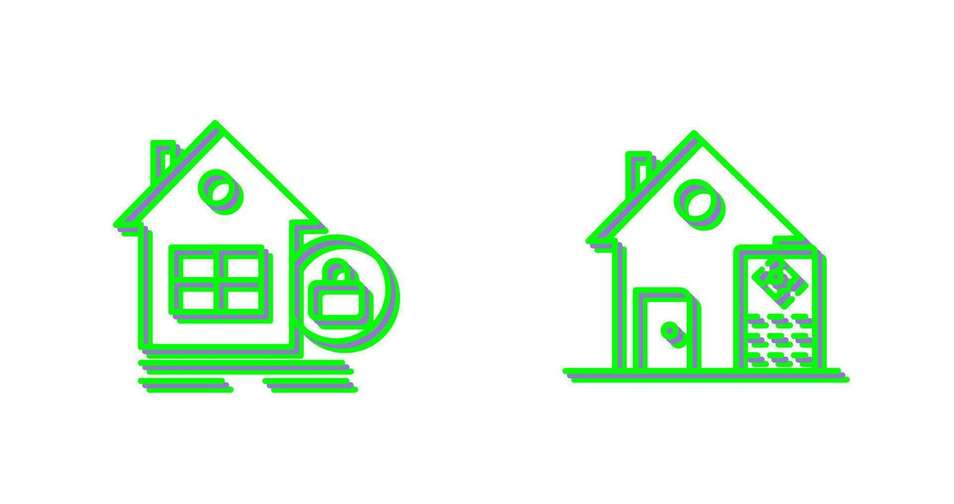 Locked and Remote Icon vector