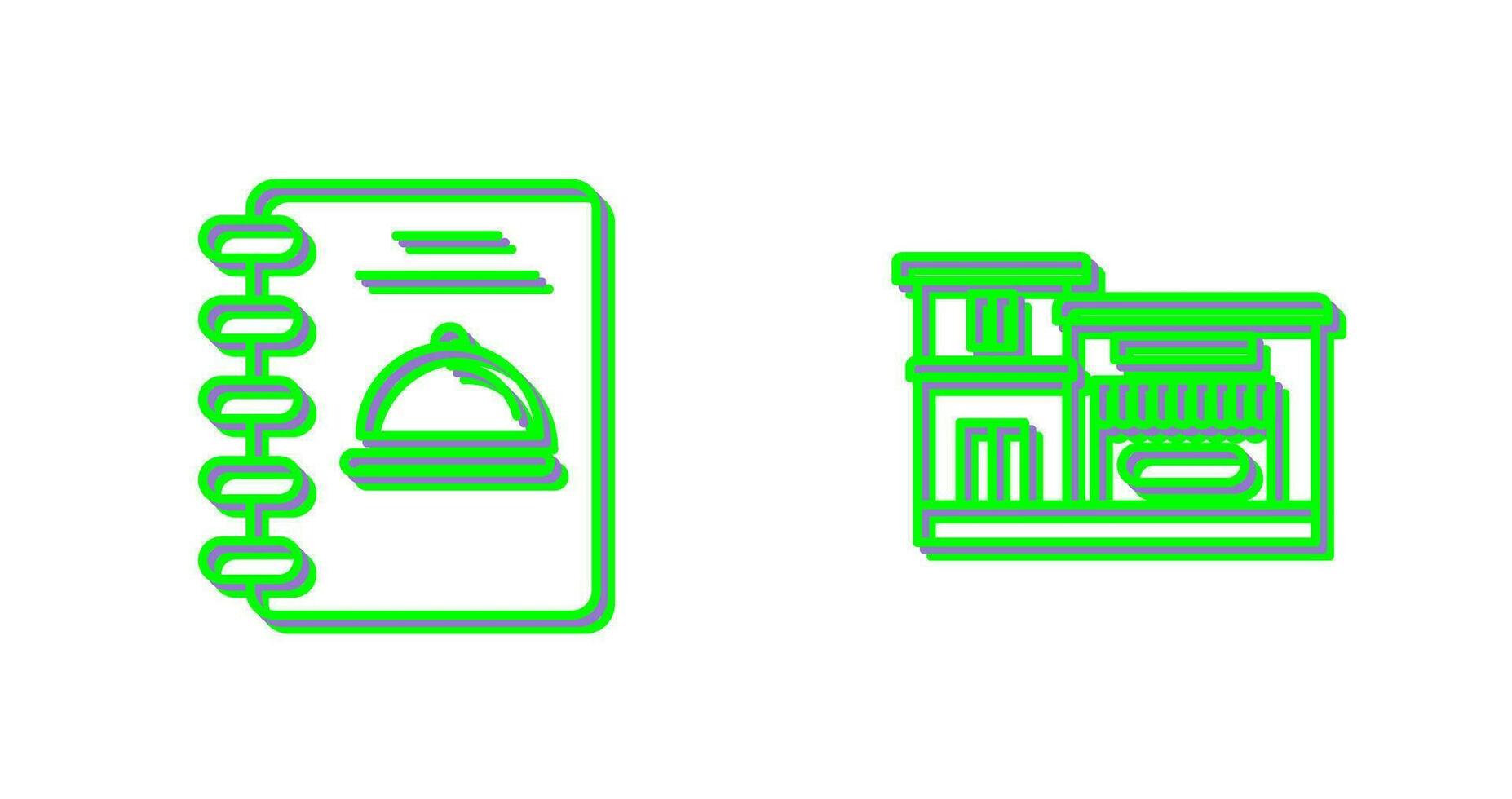 Menu and Restaurant Icon vector