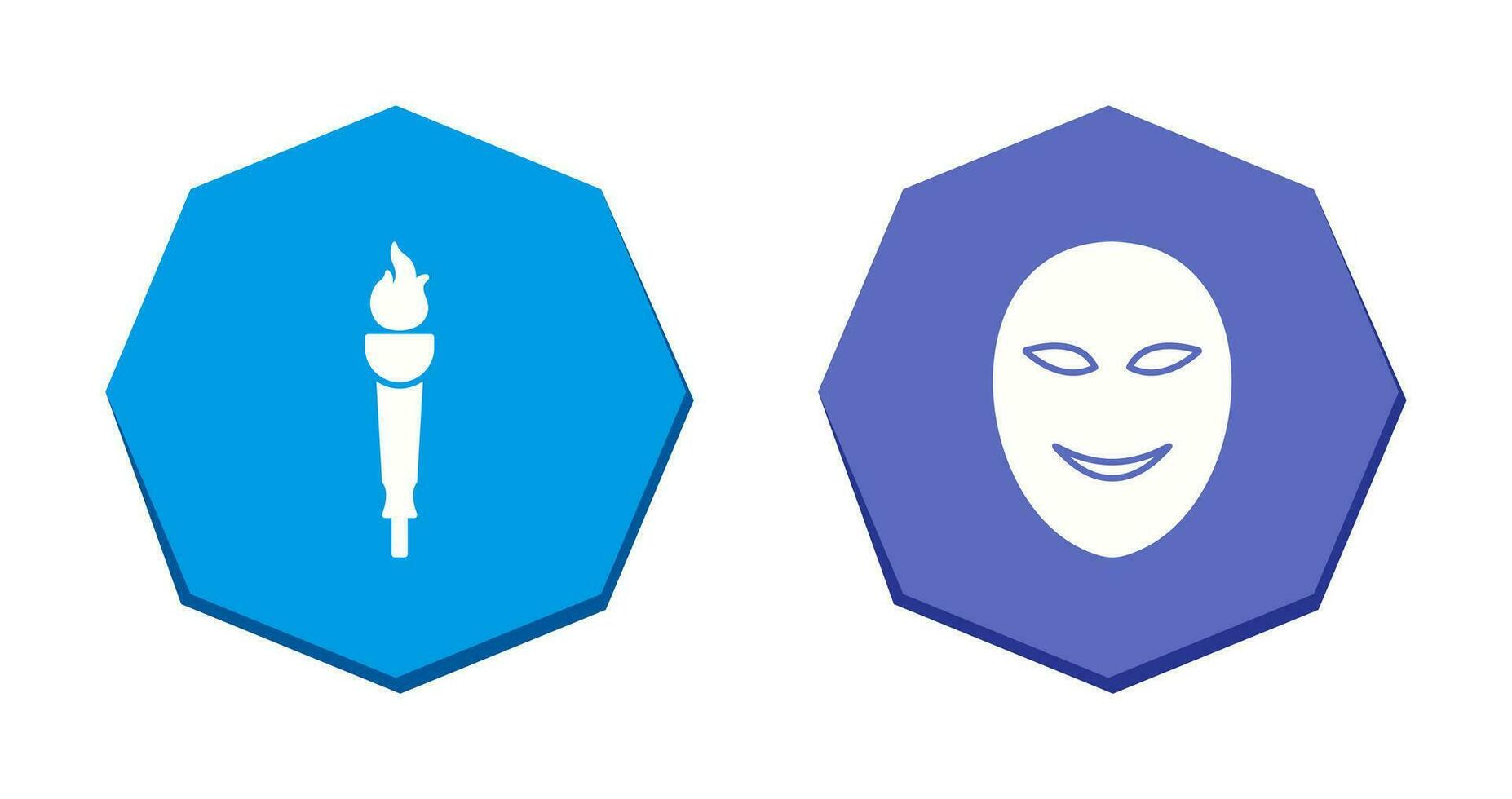 Museum Torch and Ancient Icon vector