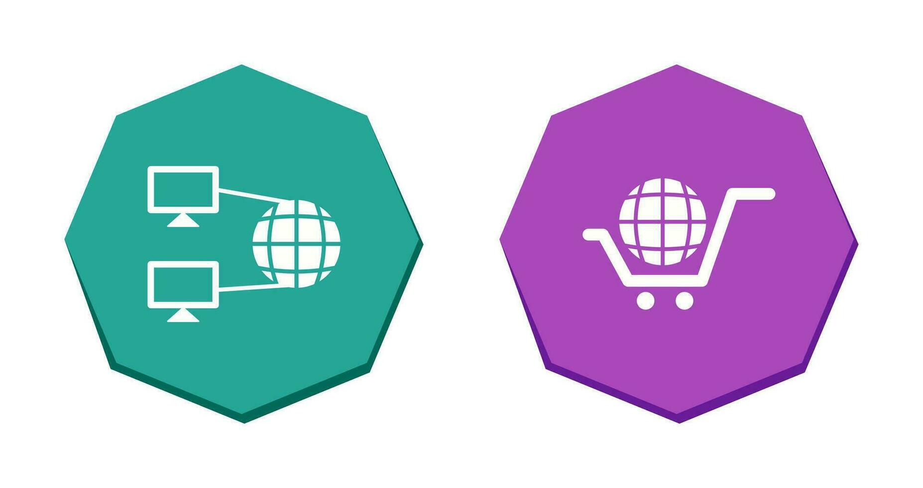 Internet Connectivity and Global Icon vector