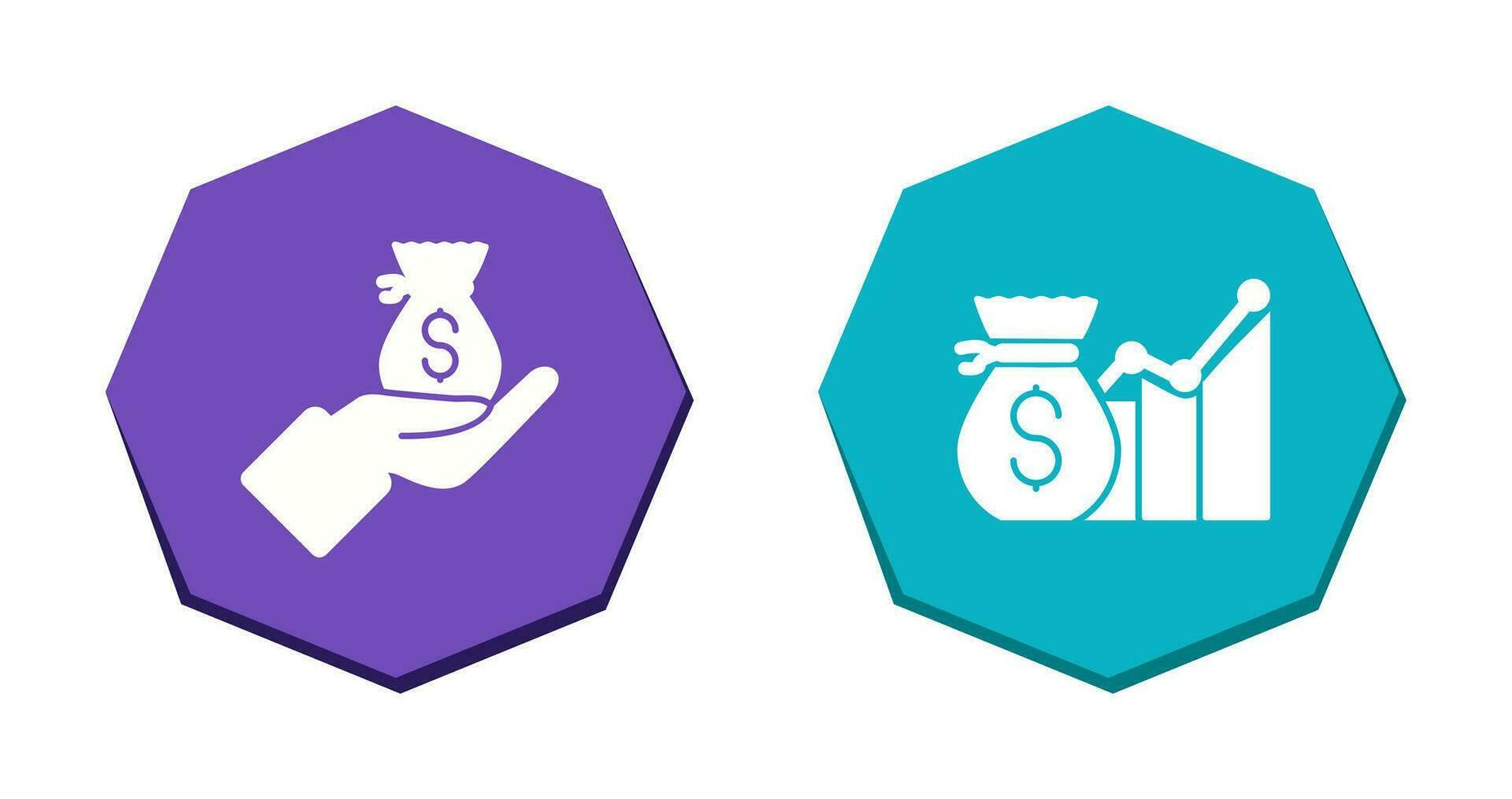 Wage and Email Icon vector