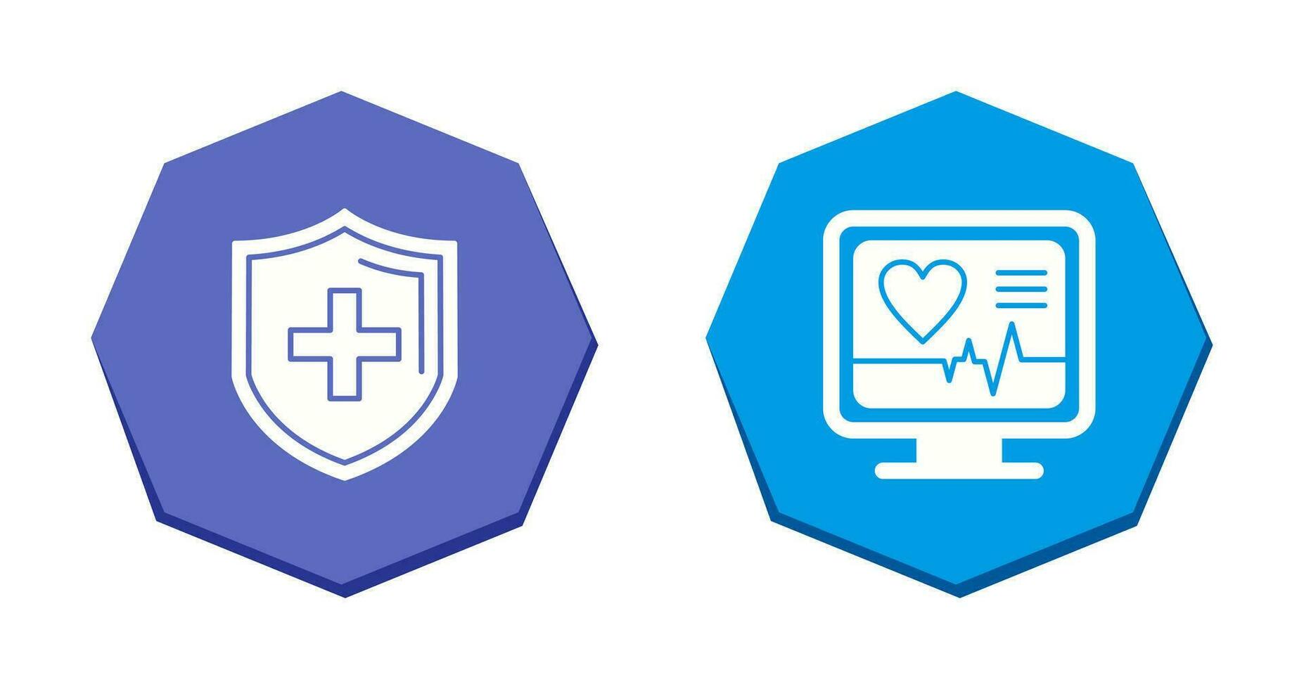 Protection and Plus Icon vector