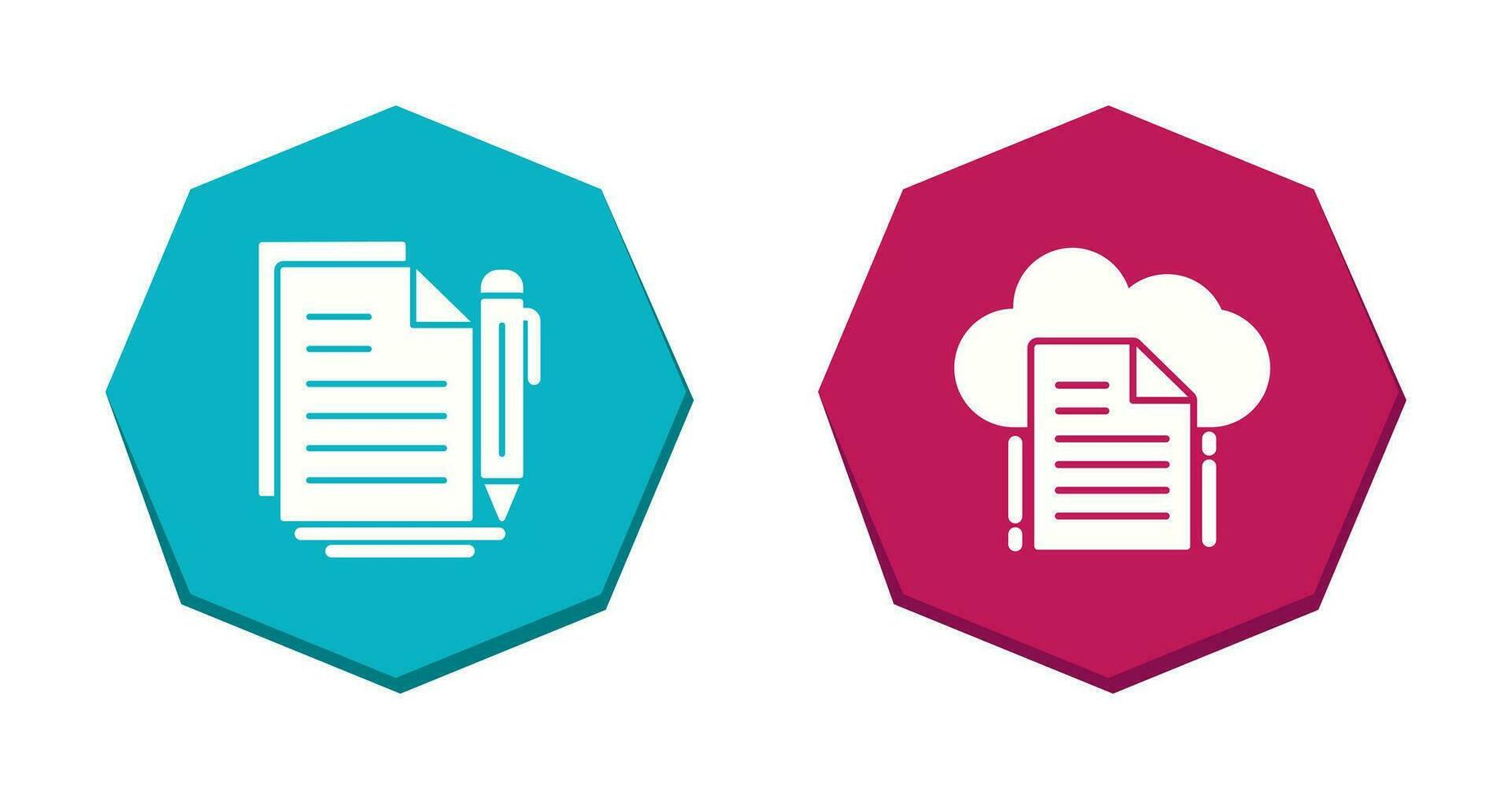 Document and File Icon vector