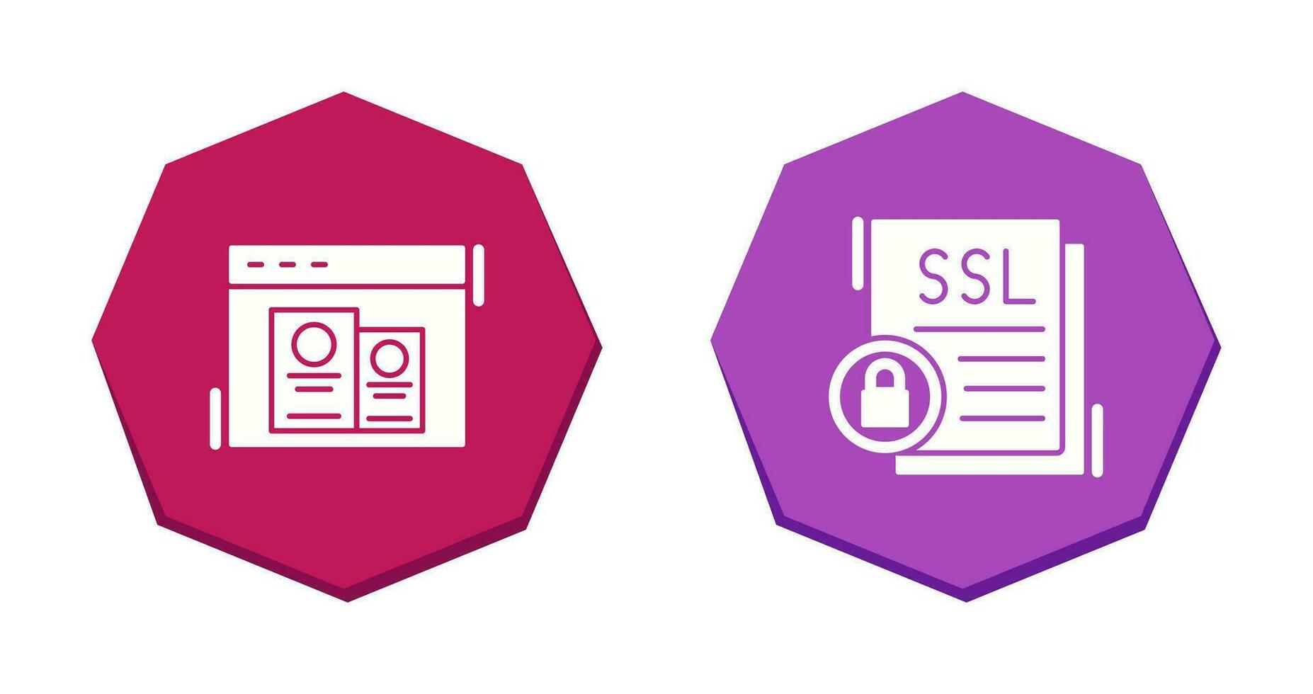 User and Protection Icon vector