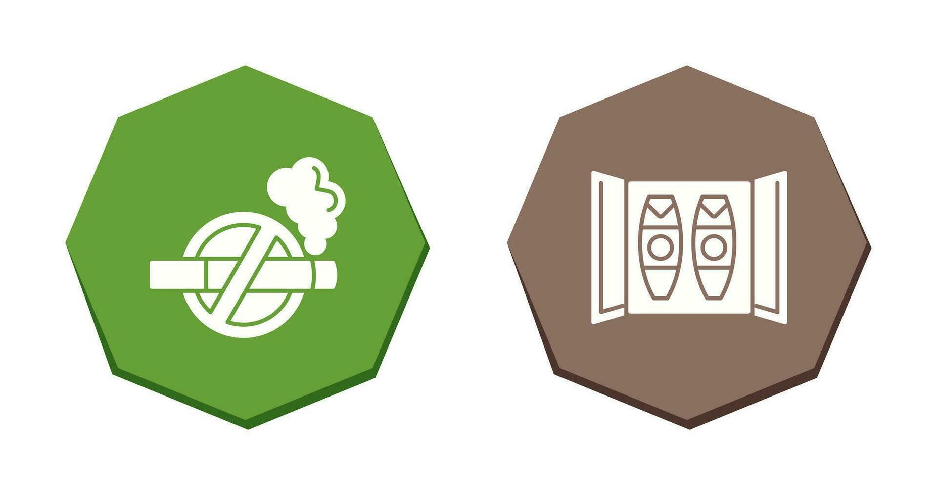 Cigar Box and No Tobacco Icon vector