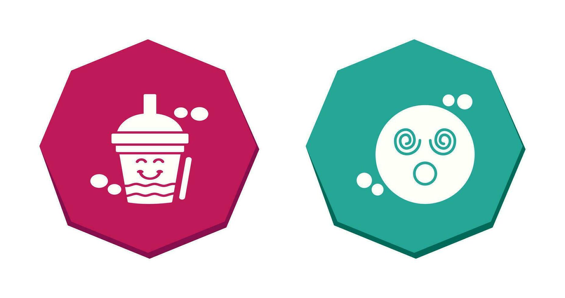 Drink and Dizzy Icon vector