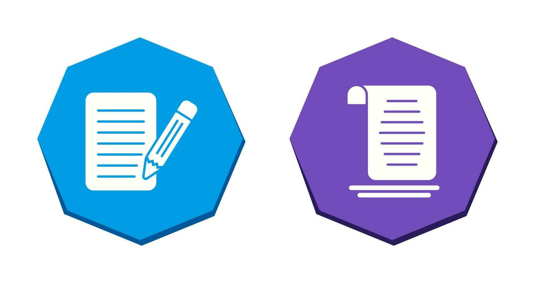 checklist and document  Icon vector