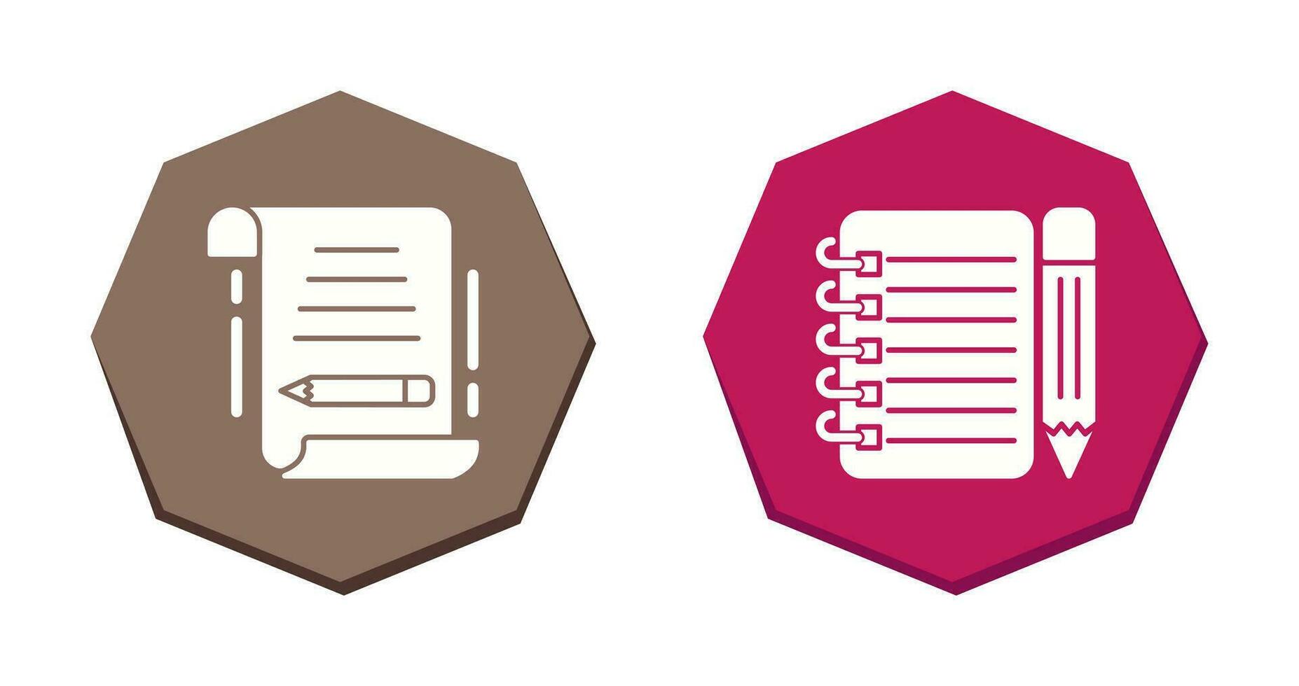 write and checklist Icon vector