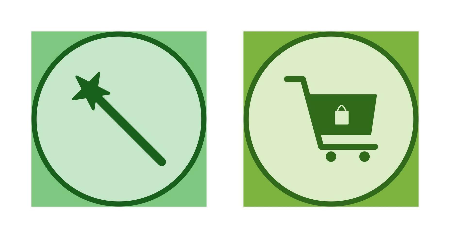 magic and shopping  Icon vector