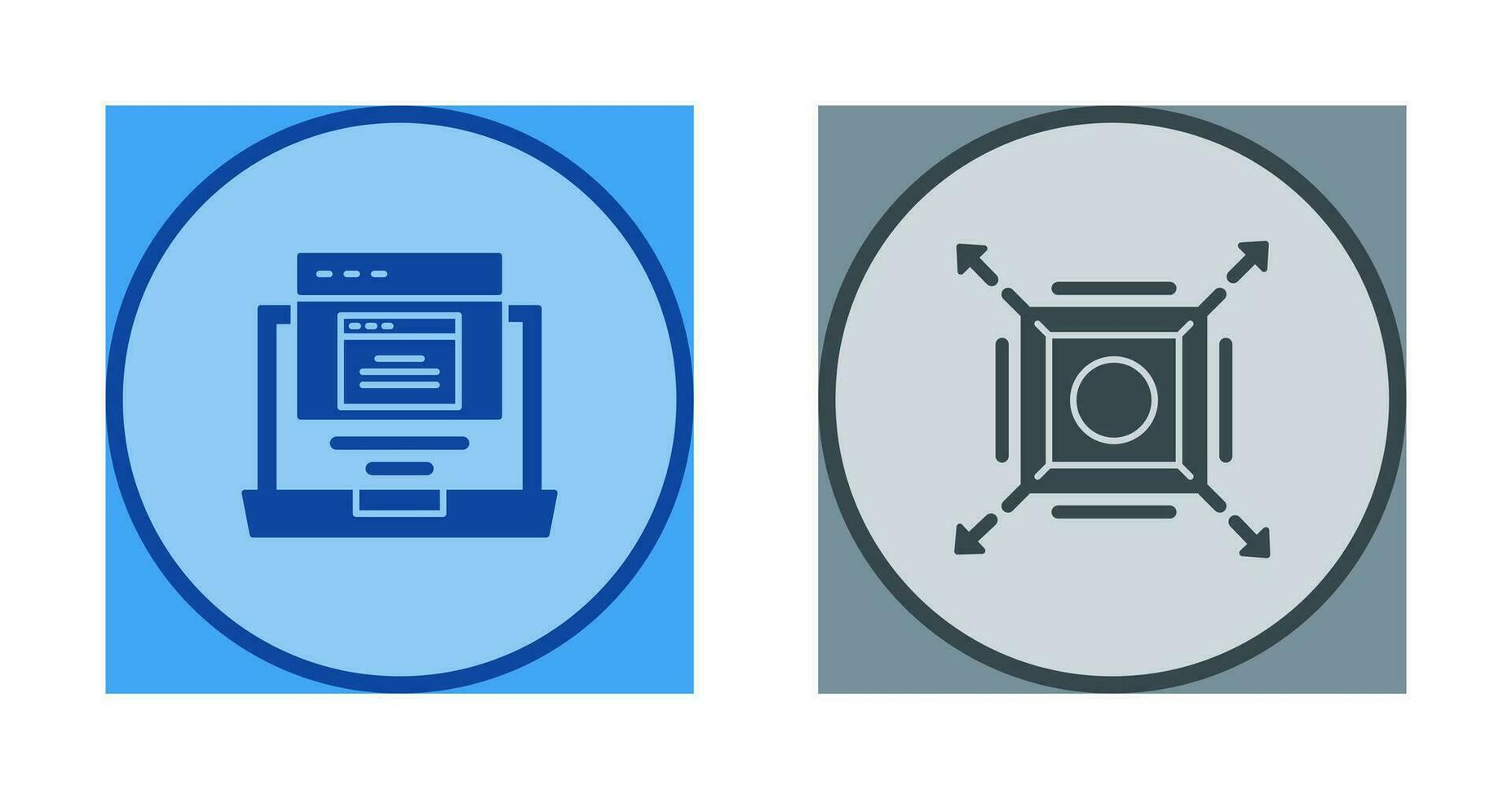 Pop Up and Maximize Icon vector
