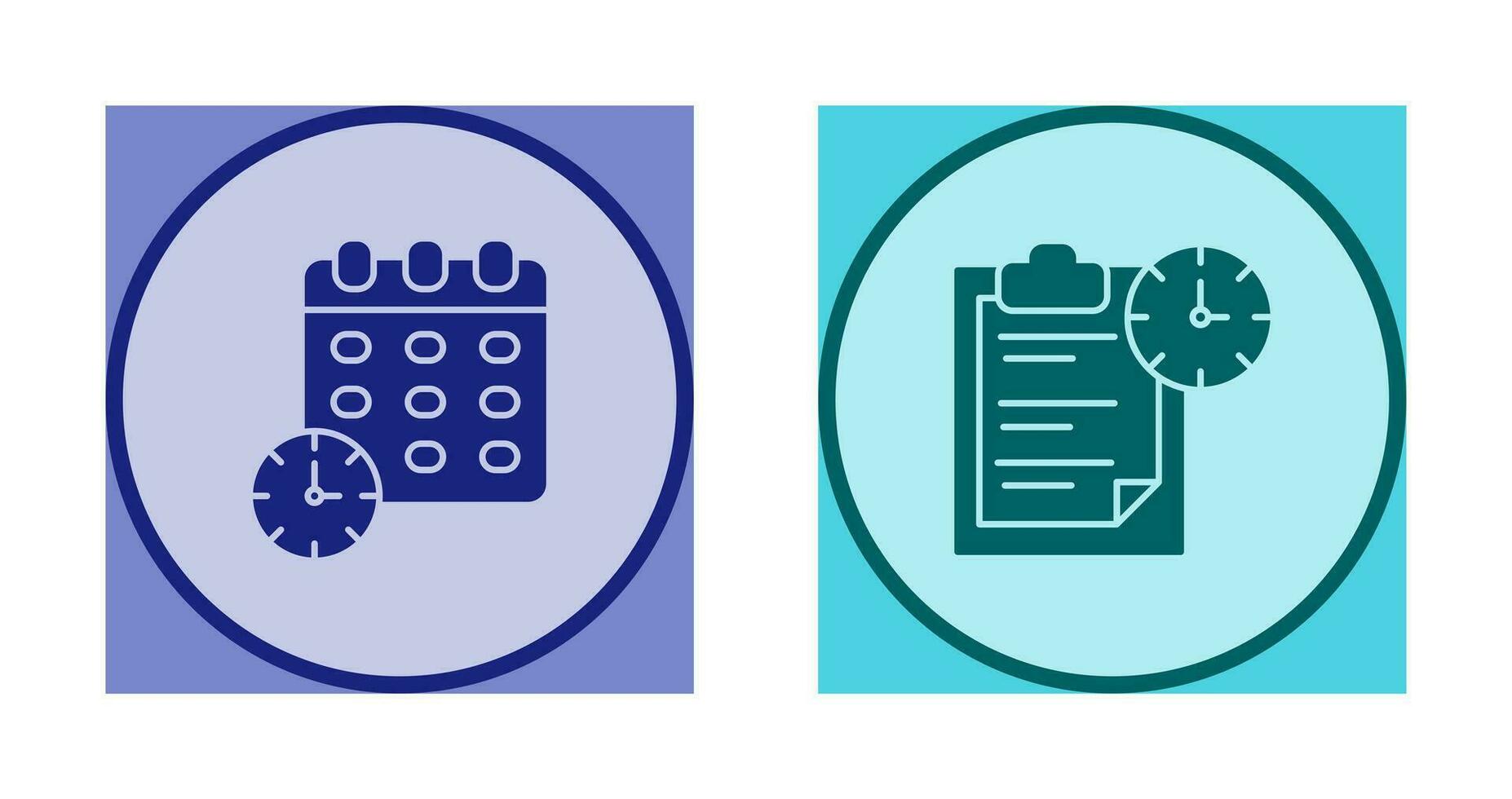 Deadline and Task Management Icon vector