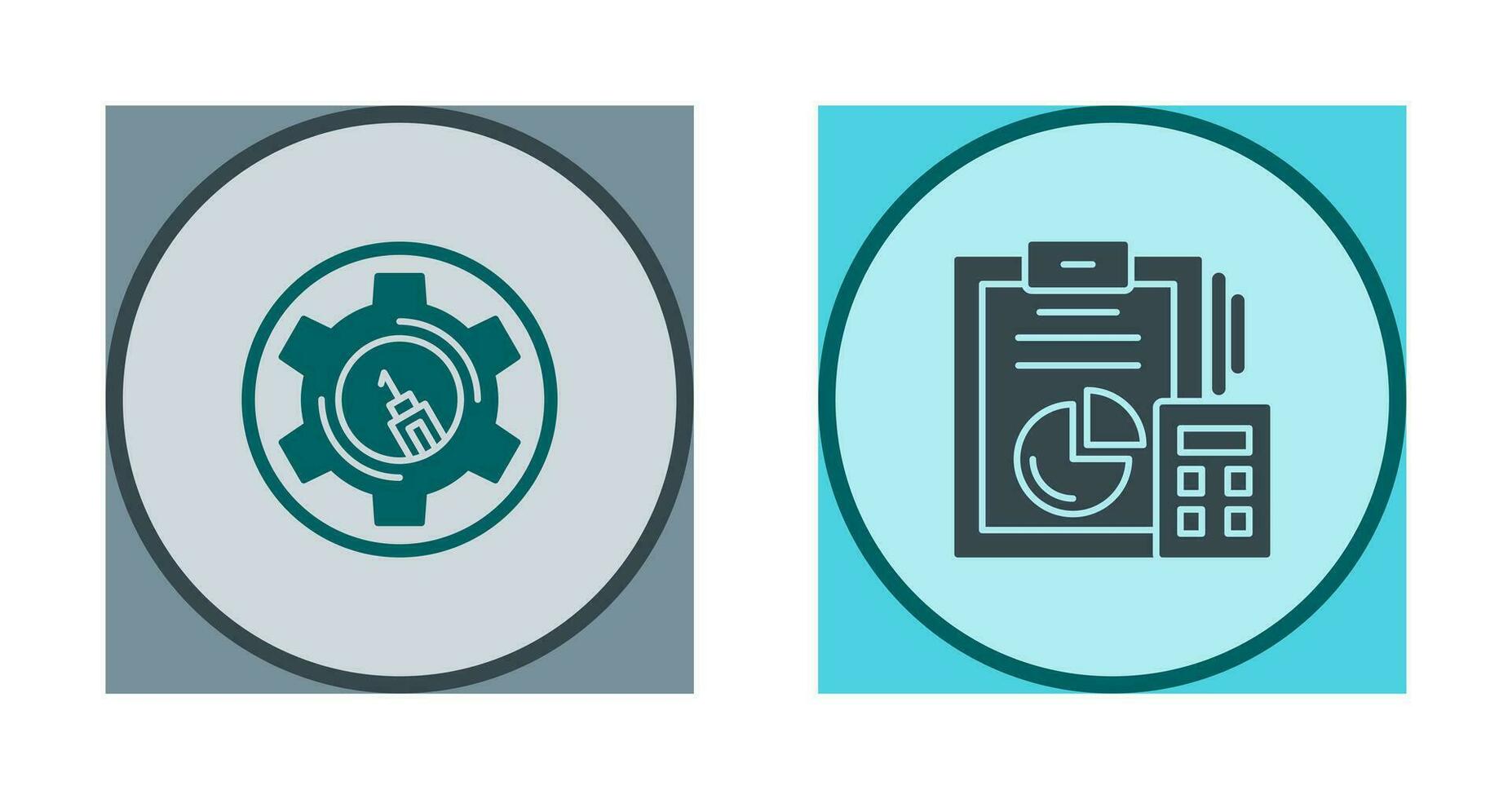 Vaccine and Research Icon vector