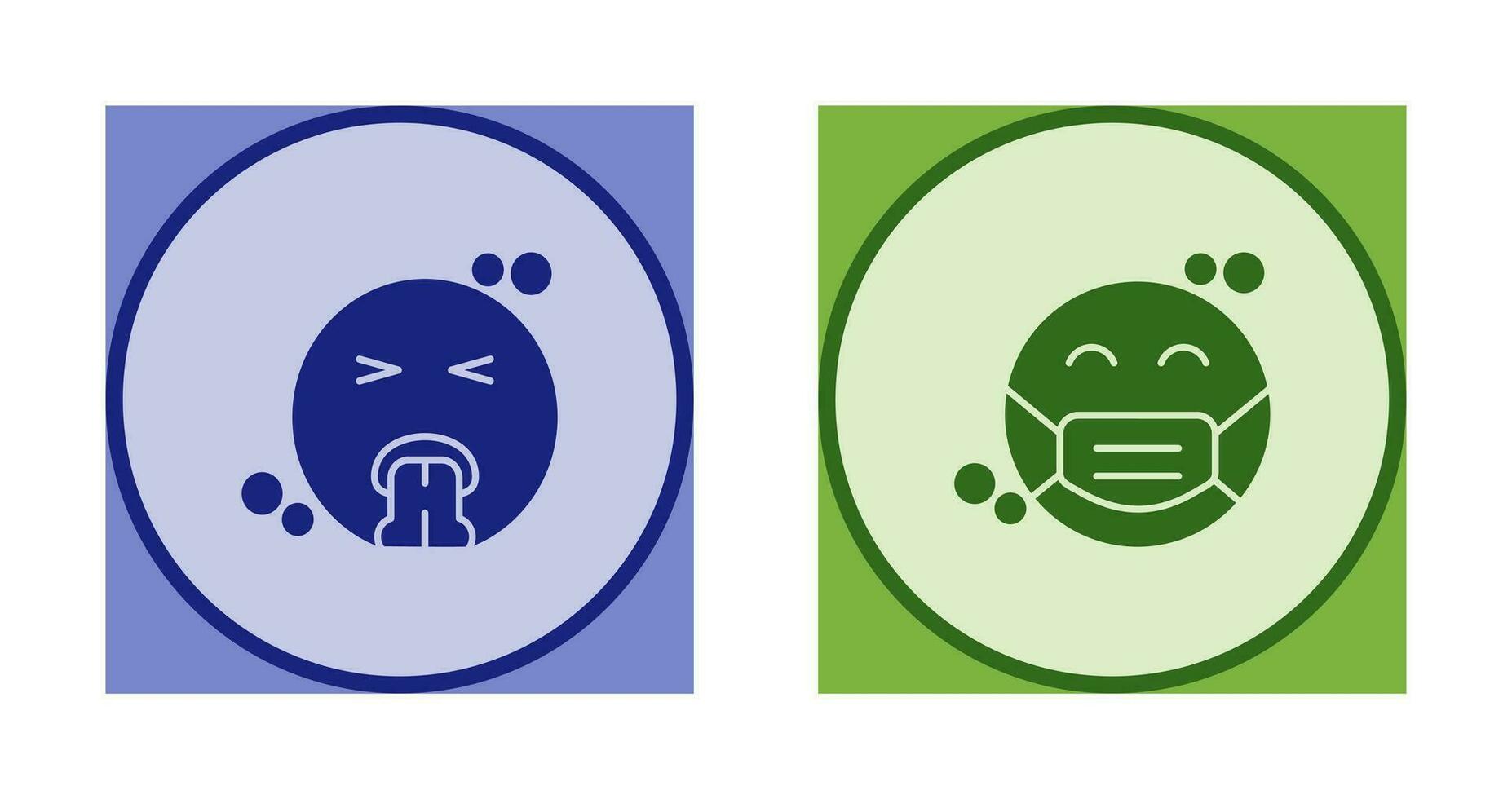 Vomit and Mask Icon vector