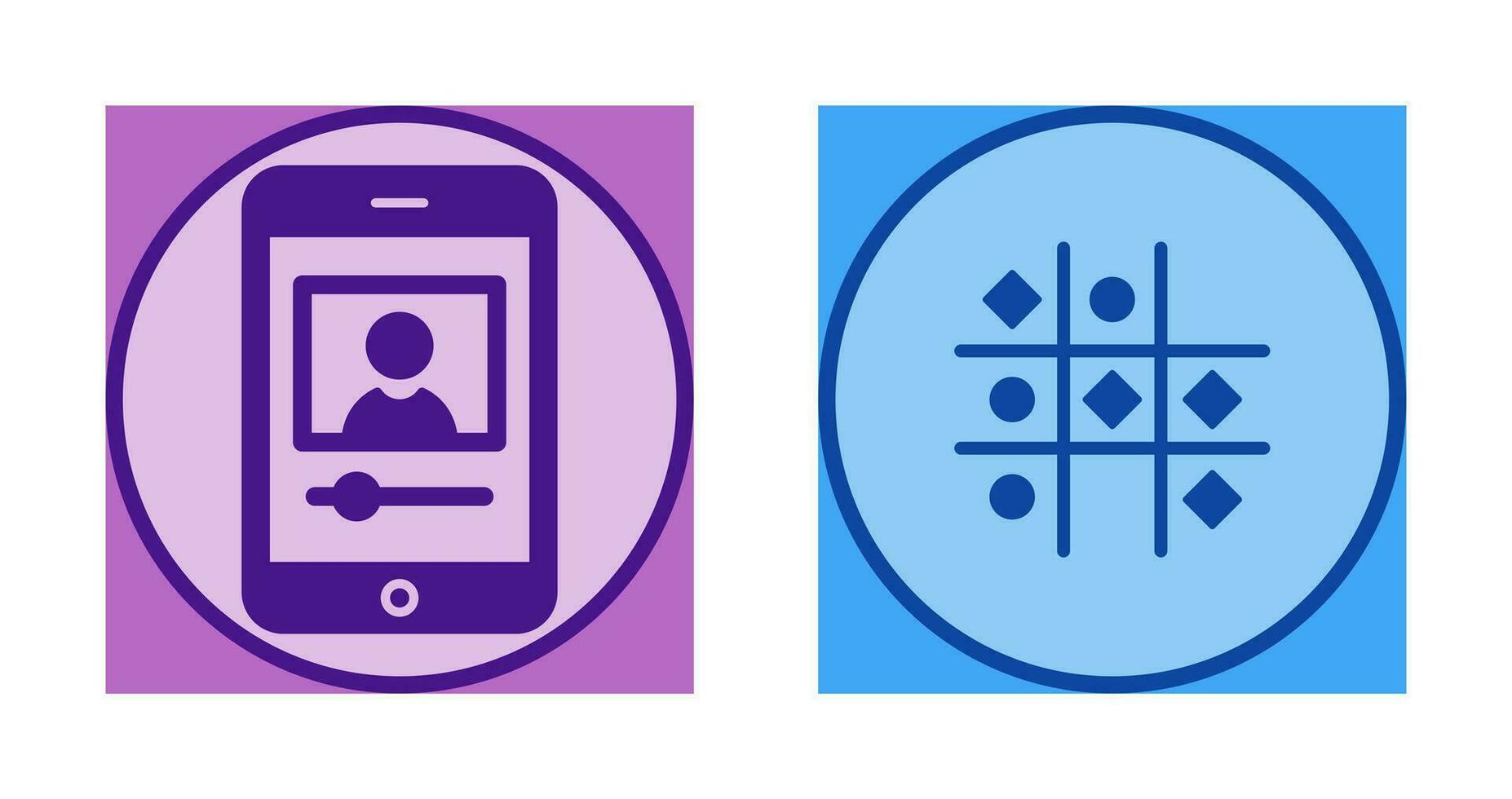 log and Tic Tac Toe Icon vector