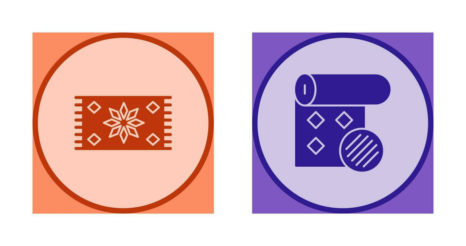 Carpet and Wallpaper Icon vector